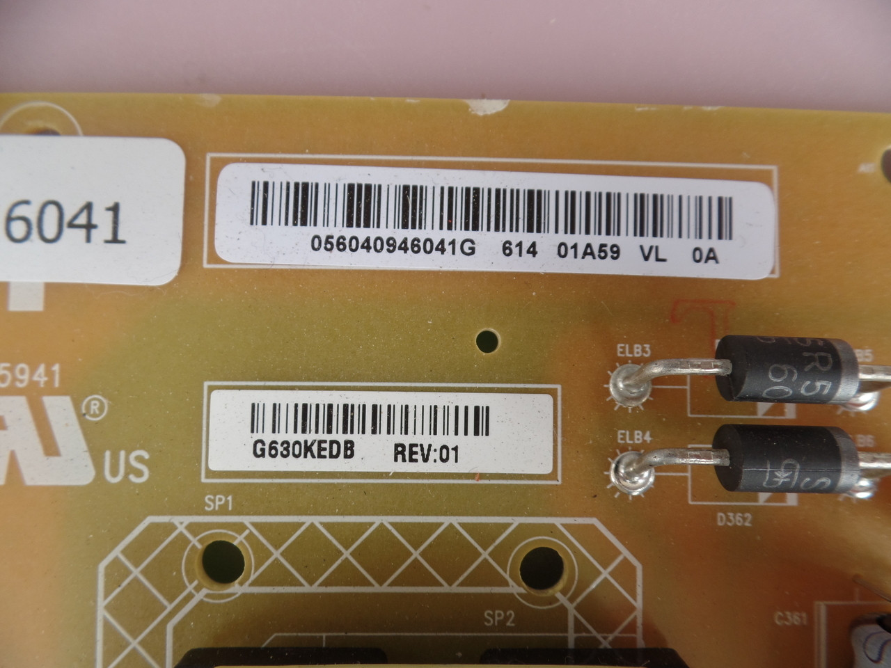 056.04094.6041 Vizio Power Supply / LED Driver Board