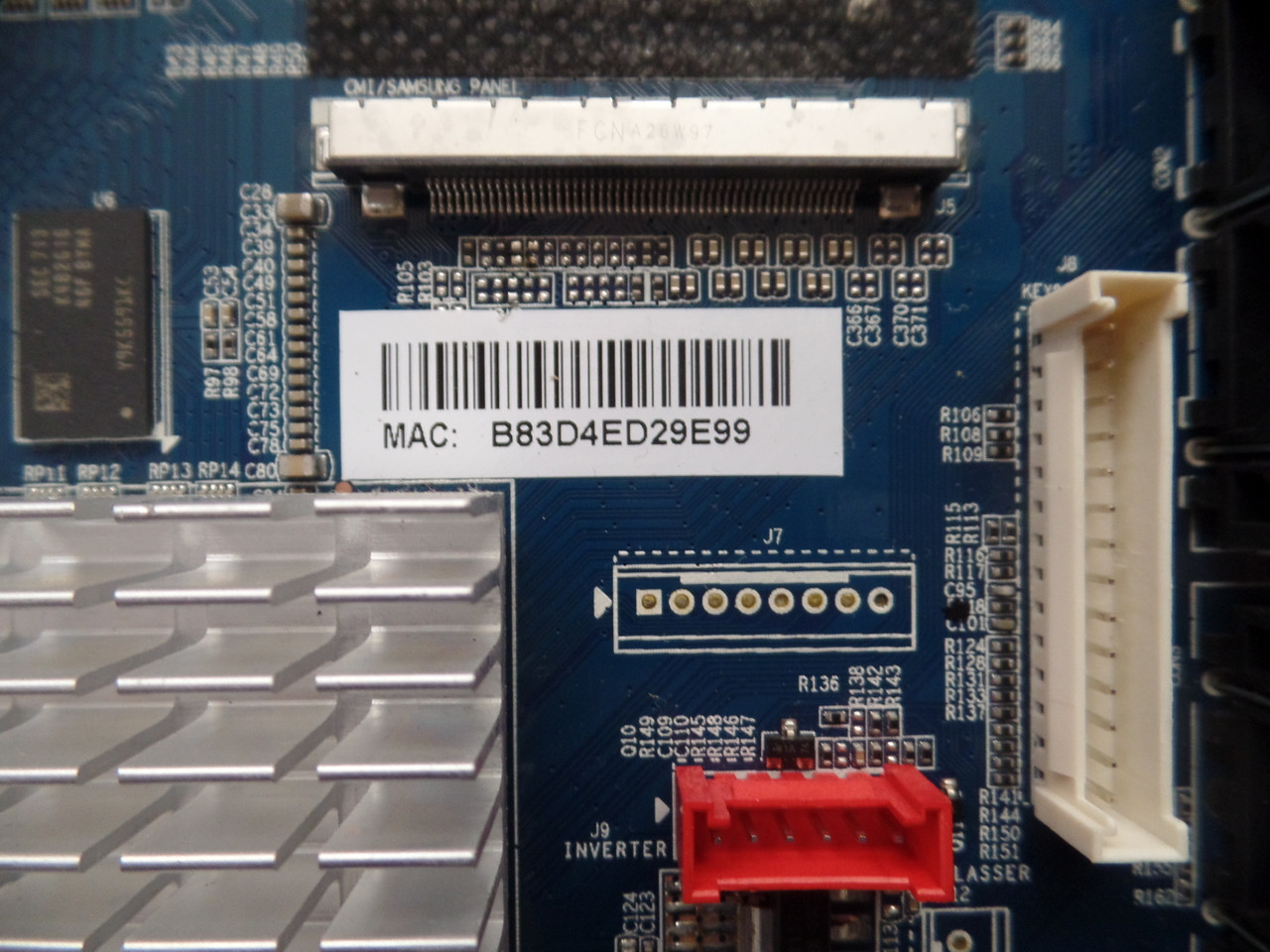 W17053-KK Westinghouse Main Board for WE55UDT108