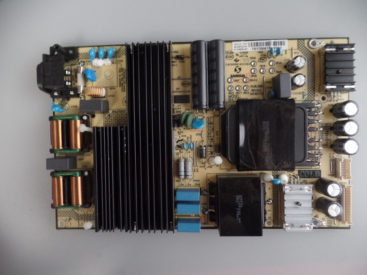 81-PWE065-H91, SHLD7001F -101H TCL Power Supply for 65S405 65S405TDAA
