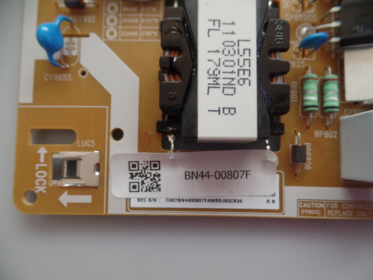 BN44-00807F Samsung Power Supply / LED Board