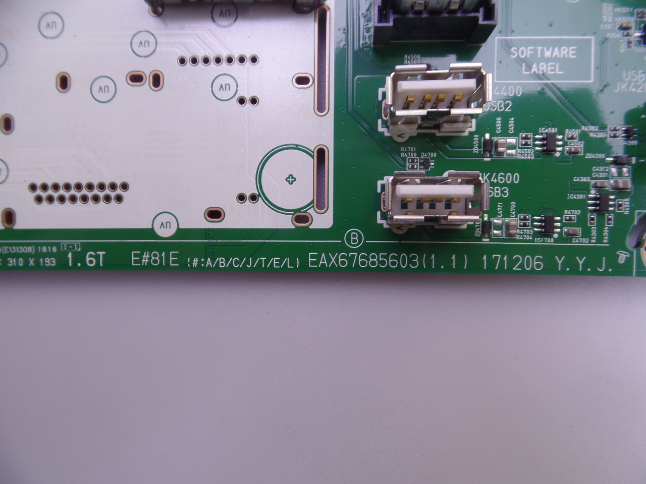 EBT65159803 LG Main Board for OLED55C8PUA.BUSWLJR