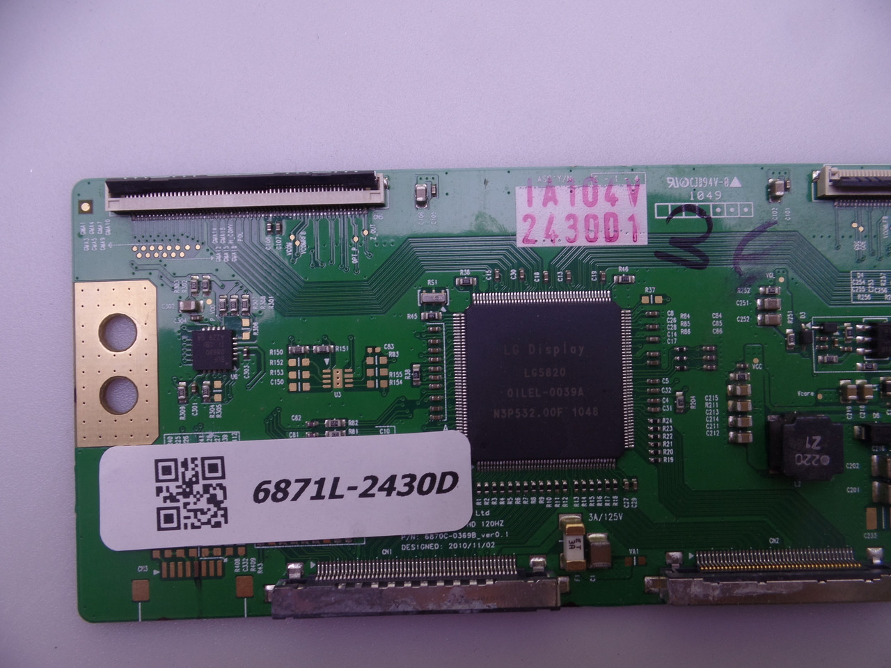 6871L-2430D, 6870C-0369B LG T -Con Board