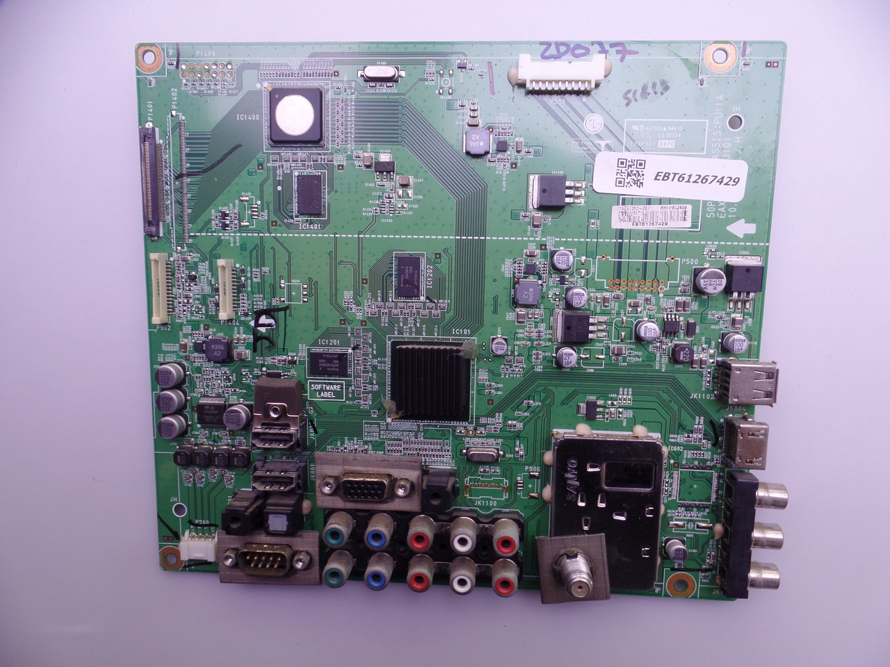 EBT61267429 LG Main Board for 50PW350-UE.AUSLLHR