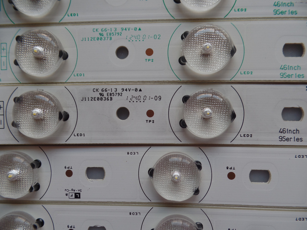 J112E0037B/J112E0036B RCA LED LIGHT STRIPS (10) FOR  LED 46C45RQ 