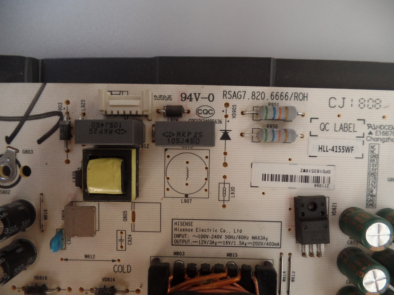 211994 Hisense Power Supply Board 