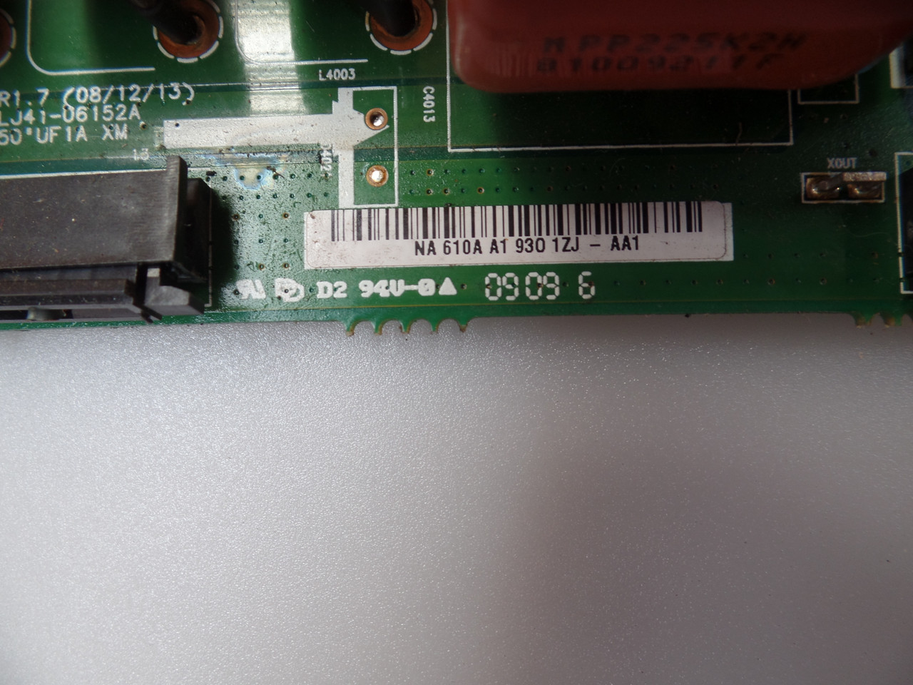 BN96-09742A, LJ92-01610A Samsung X-Main Board