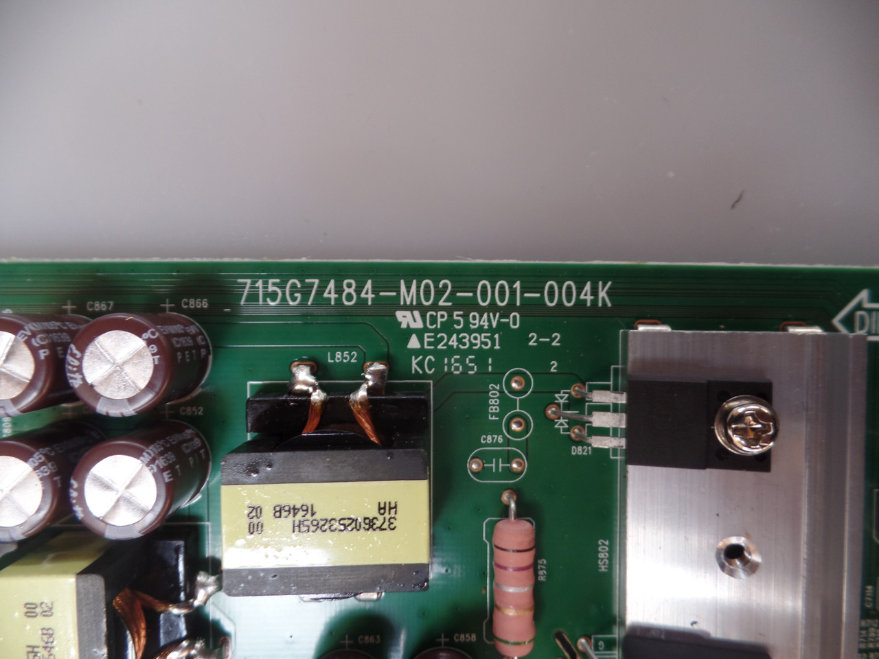 756TXGCB02K0170 Main Board for Vizio D50-D1