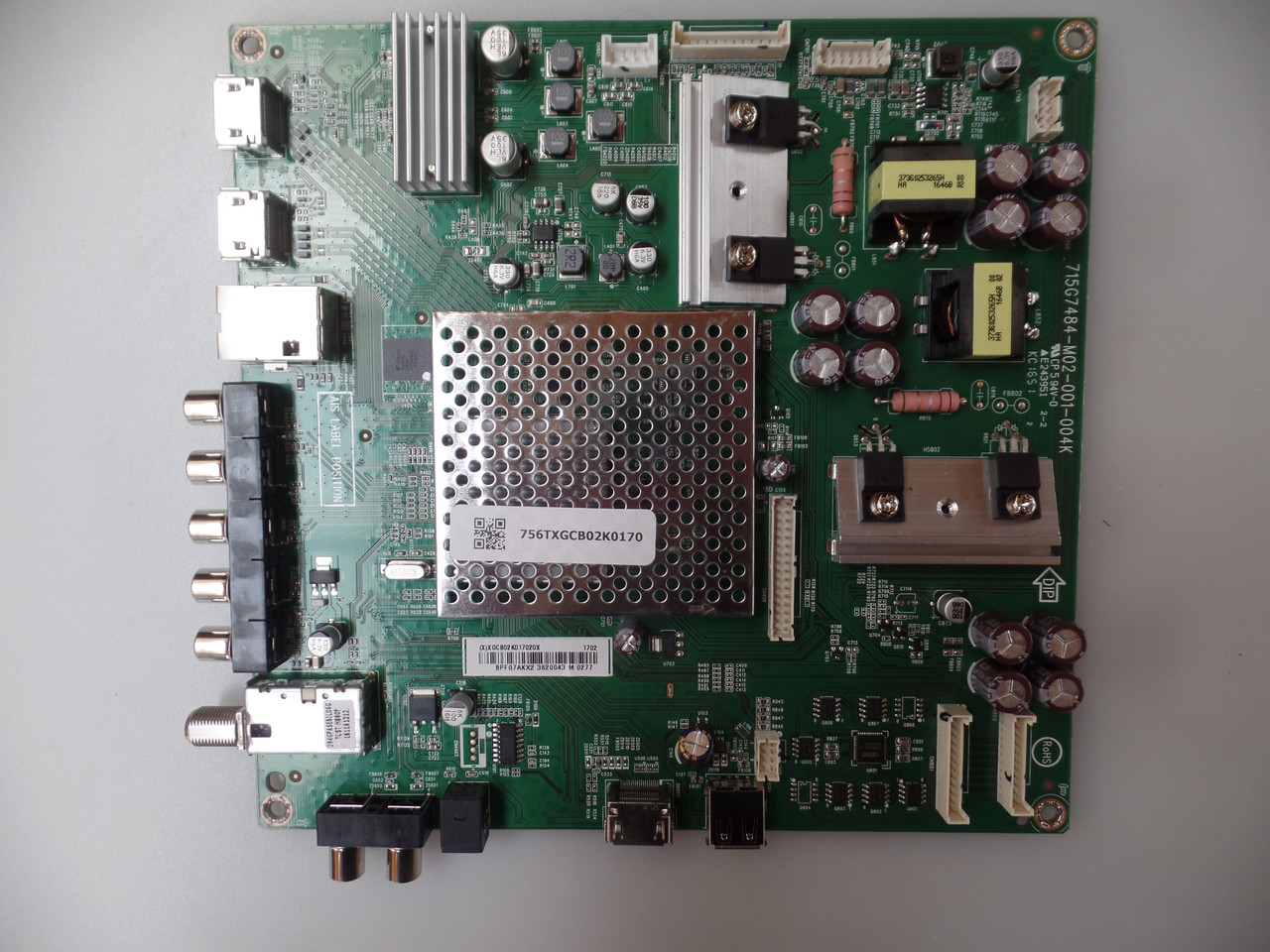 756TXGCB02K0170 Main Board for Vizio D50-D1
