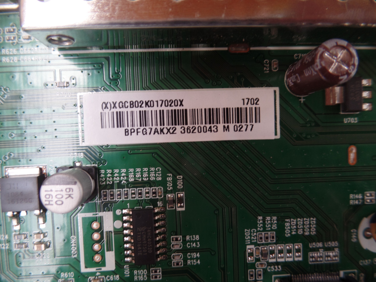 756TXGCB02K0170 Main Board for Vizio D50-D1