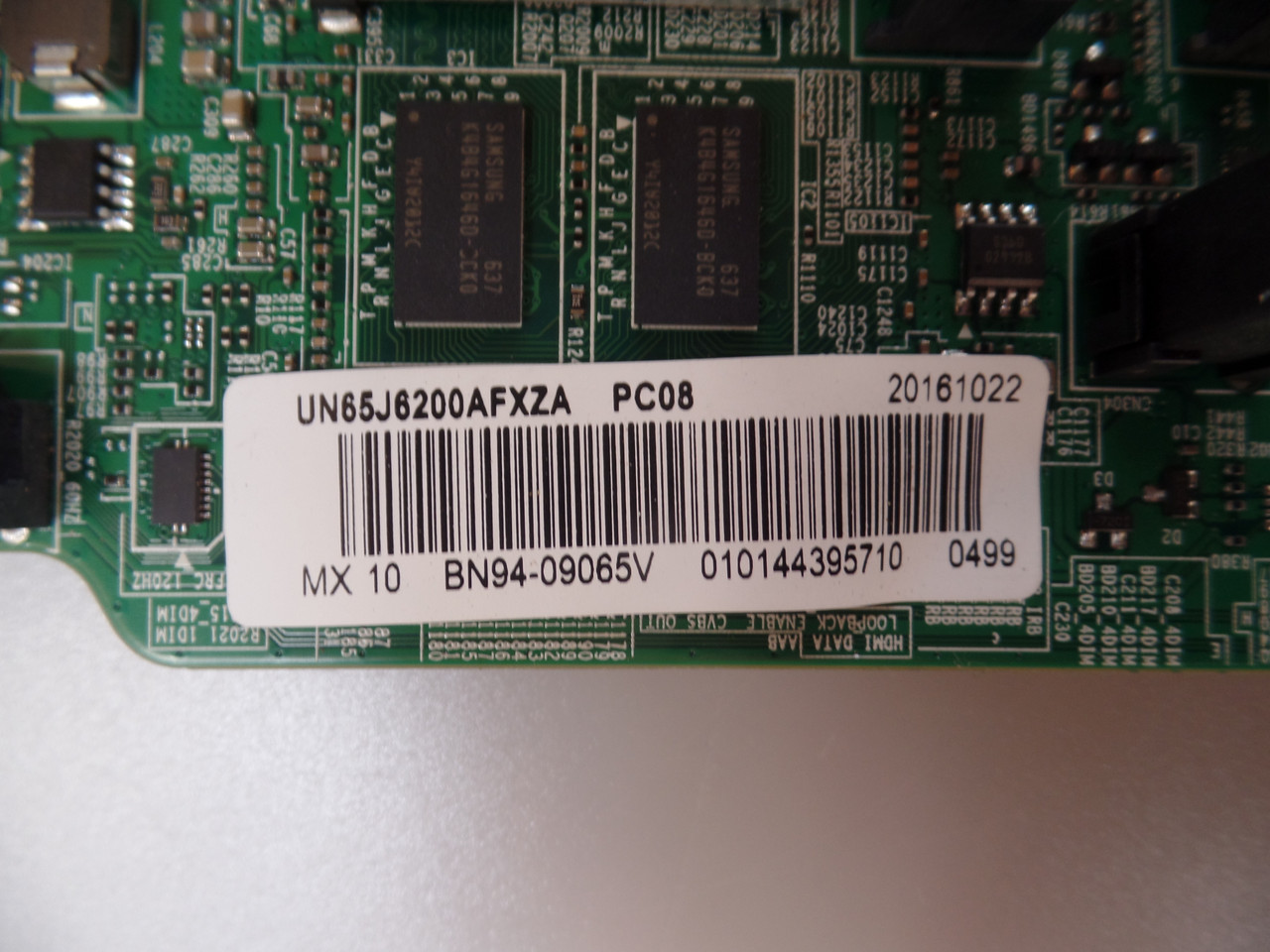 BN94-09065V Main Board for Samsung UN65J6200AFXZA (Version AA03)