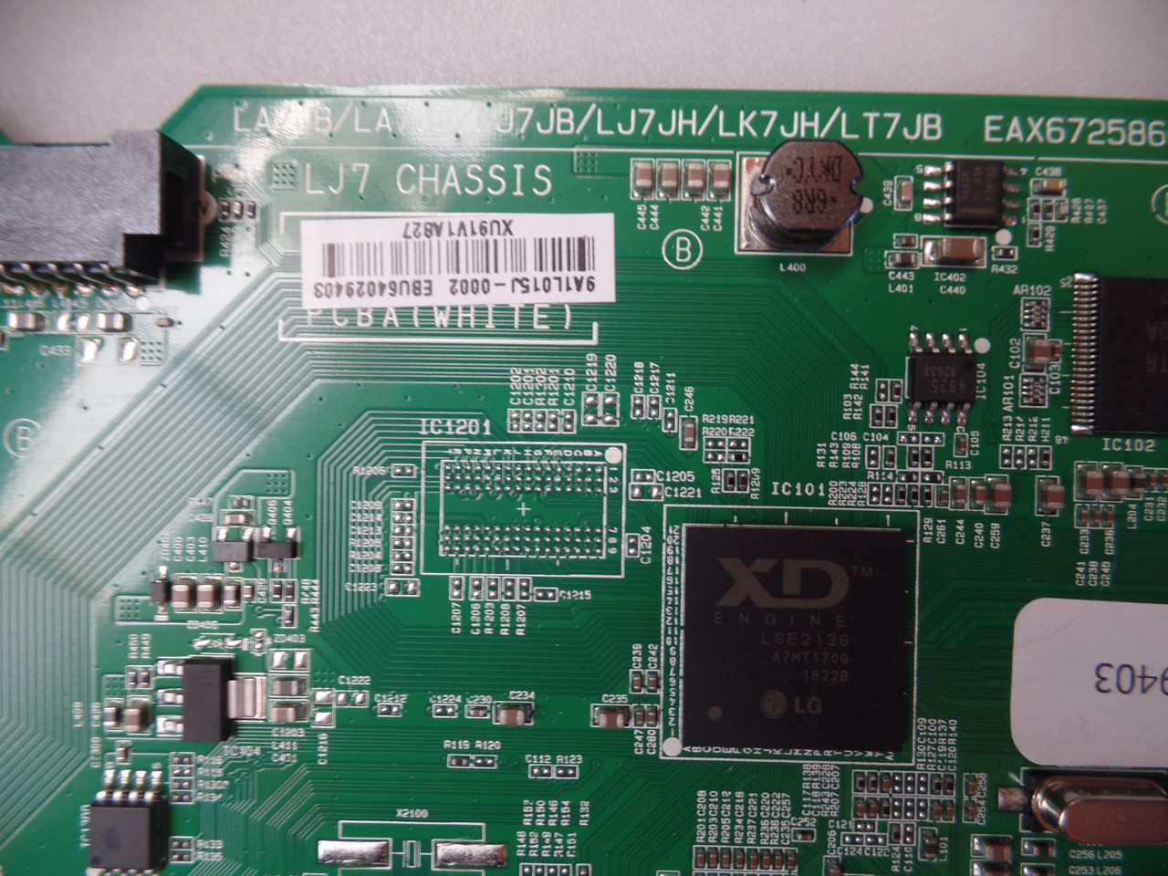 EBU64029403, EAX67258604(1.0) LG Main Board  32LV340H-AUS