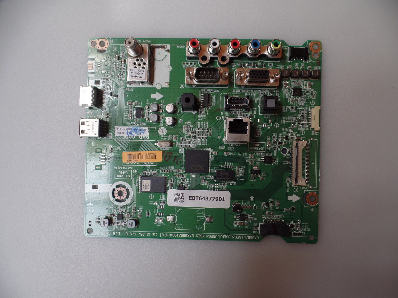EBT64377901 Main Board for LG 49LW340C-UA.BUSGLJR