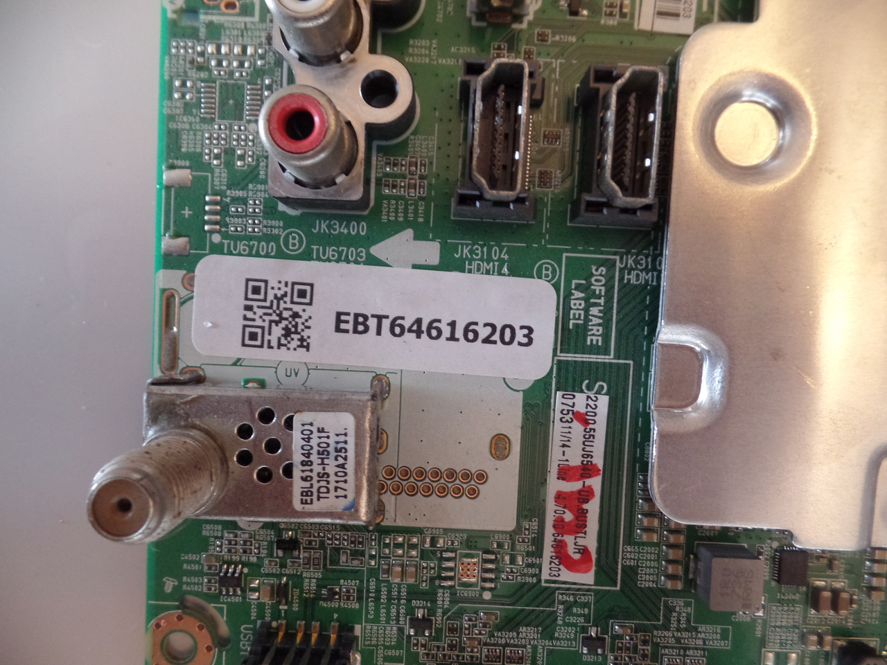 EBT64616203, EAX67146203(1.1) Main Board for LG 55UJ6540-UB.BUSTLJR