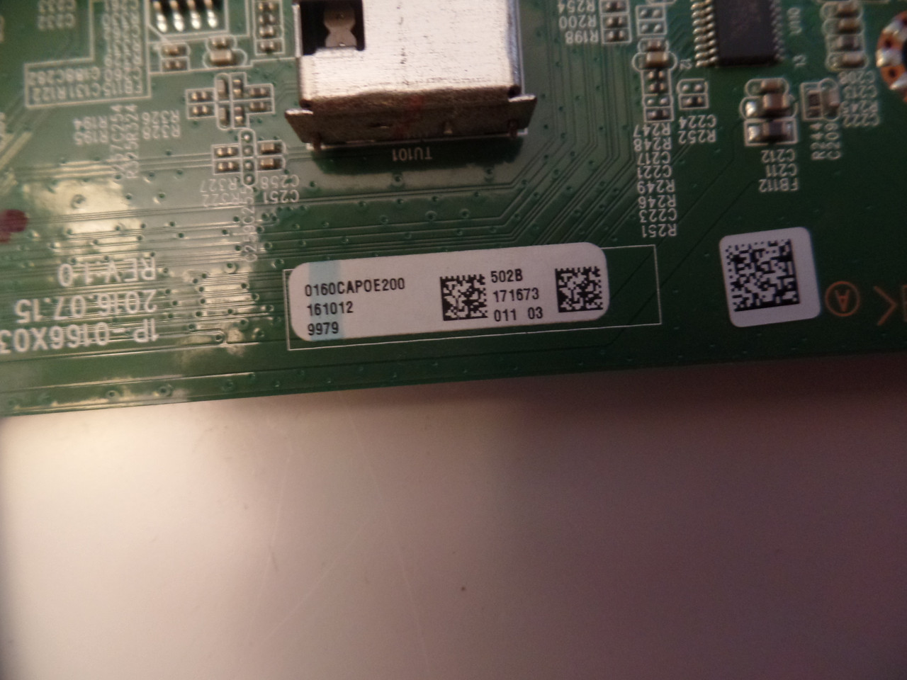 Y8387502S Main Board for Vizio D60n-E3 LED TV (LFTRVQAS Serial)