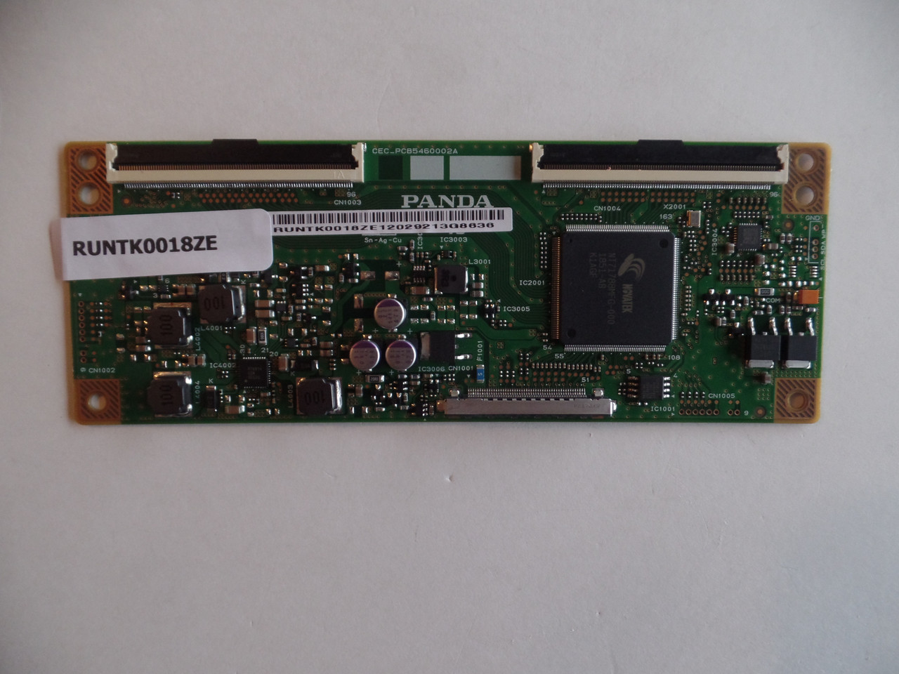 RUNTK0018ZE Vizio T-Con Board