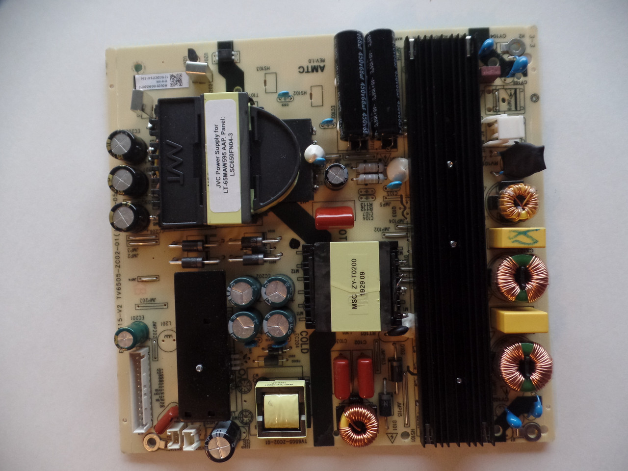 LT-65MAW595, TV6505-ZC02-01 JVC Power Supply 