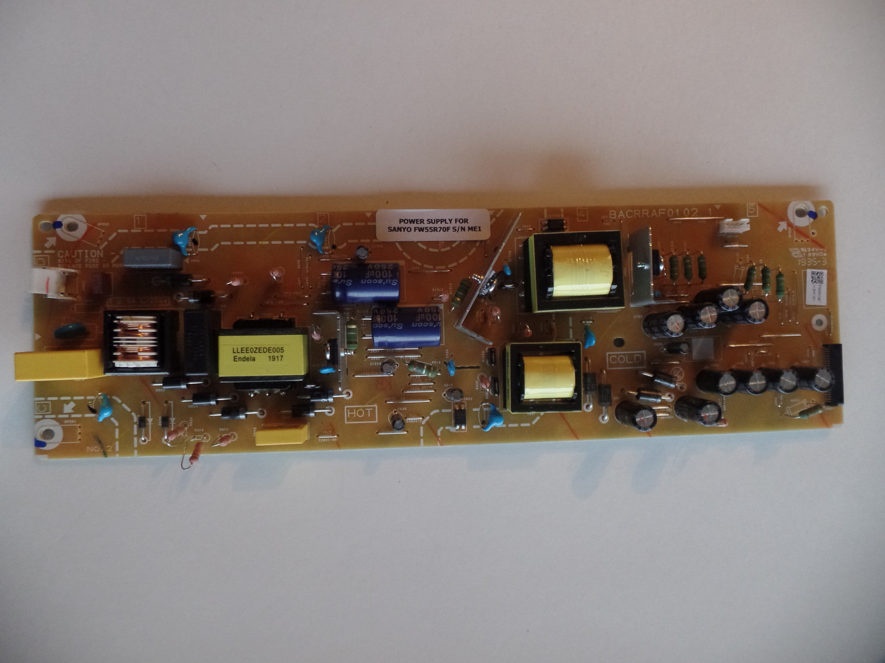 Power Supply for Sanyo FW55R70F with serial number ME1