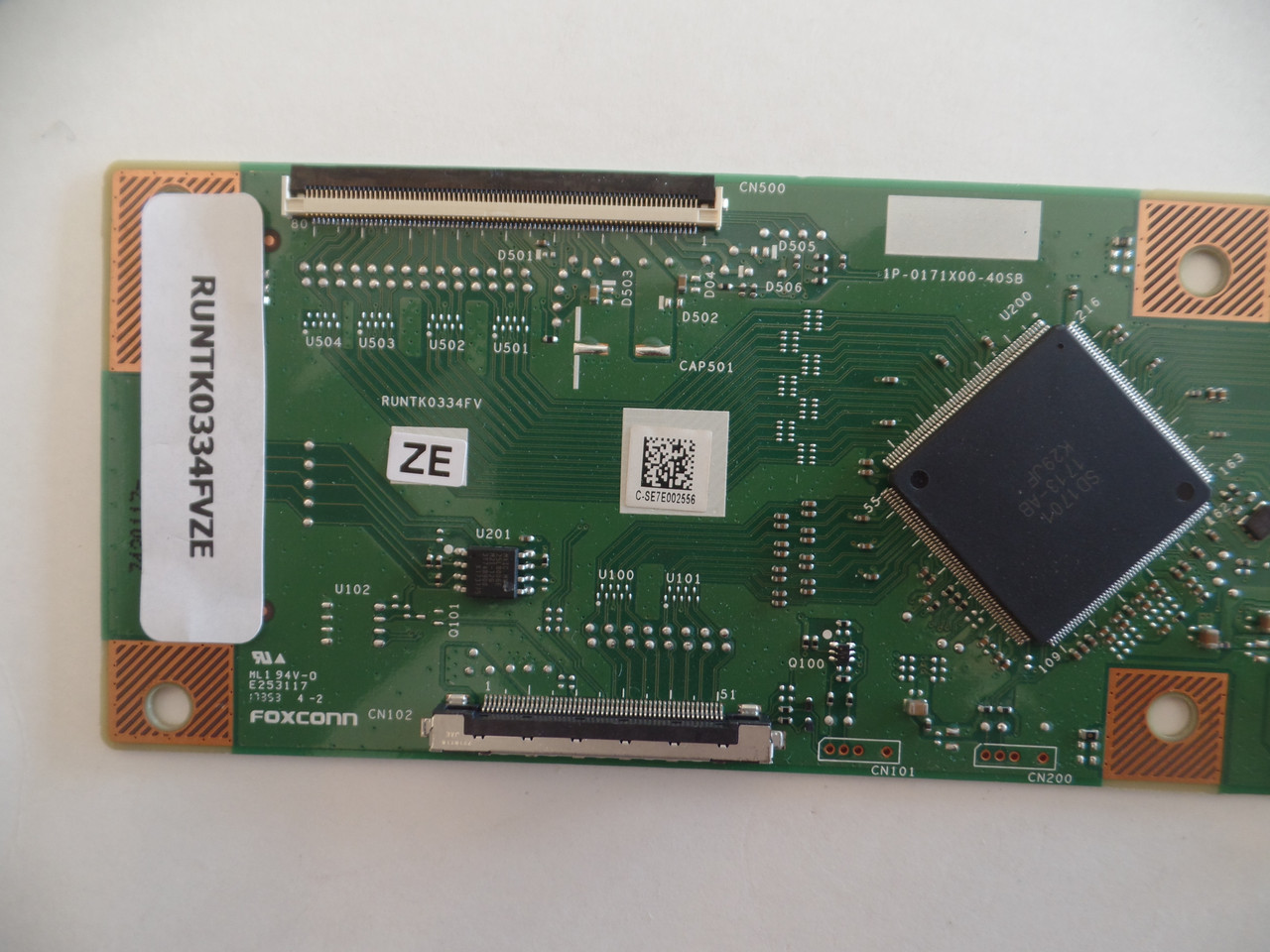 RUNTK0334FVZE Vizio  T-Con Board