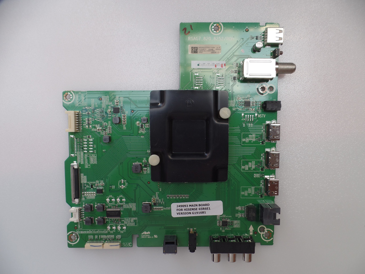 249093 Main Board for Hisense 65R6E1 version G191681