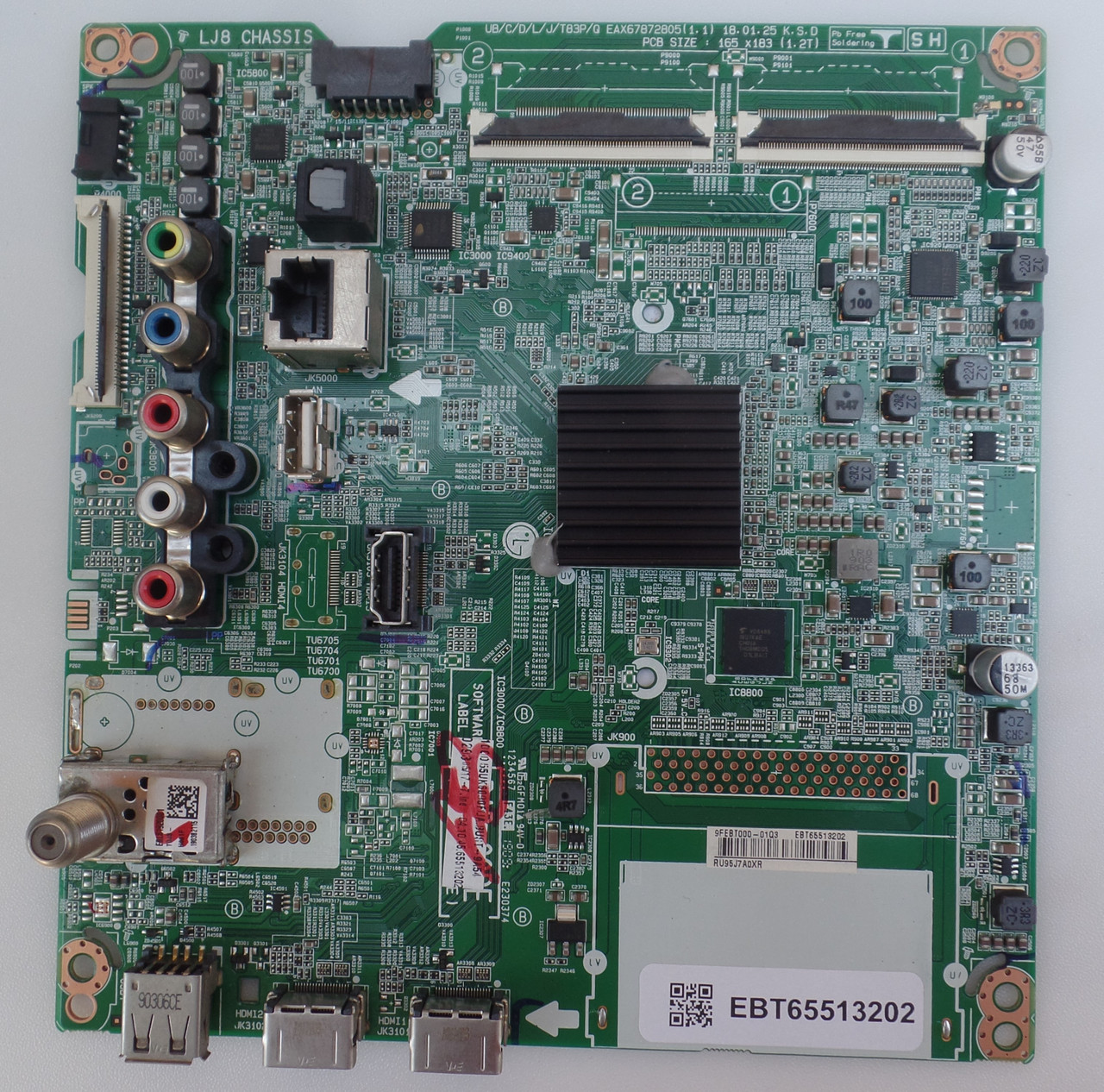 EBT65513202 Main Board LG 55UK6090PUA.BUSTLOR