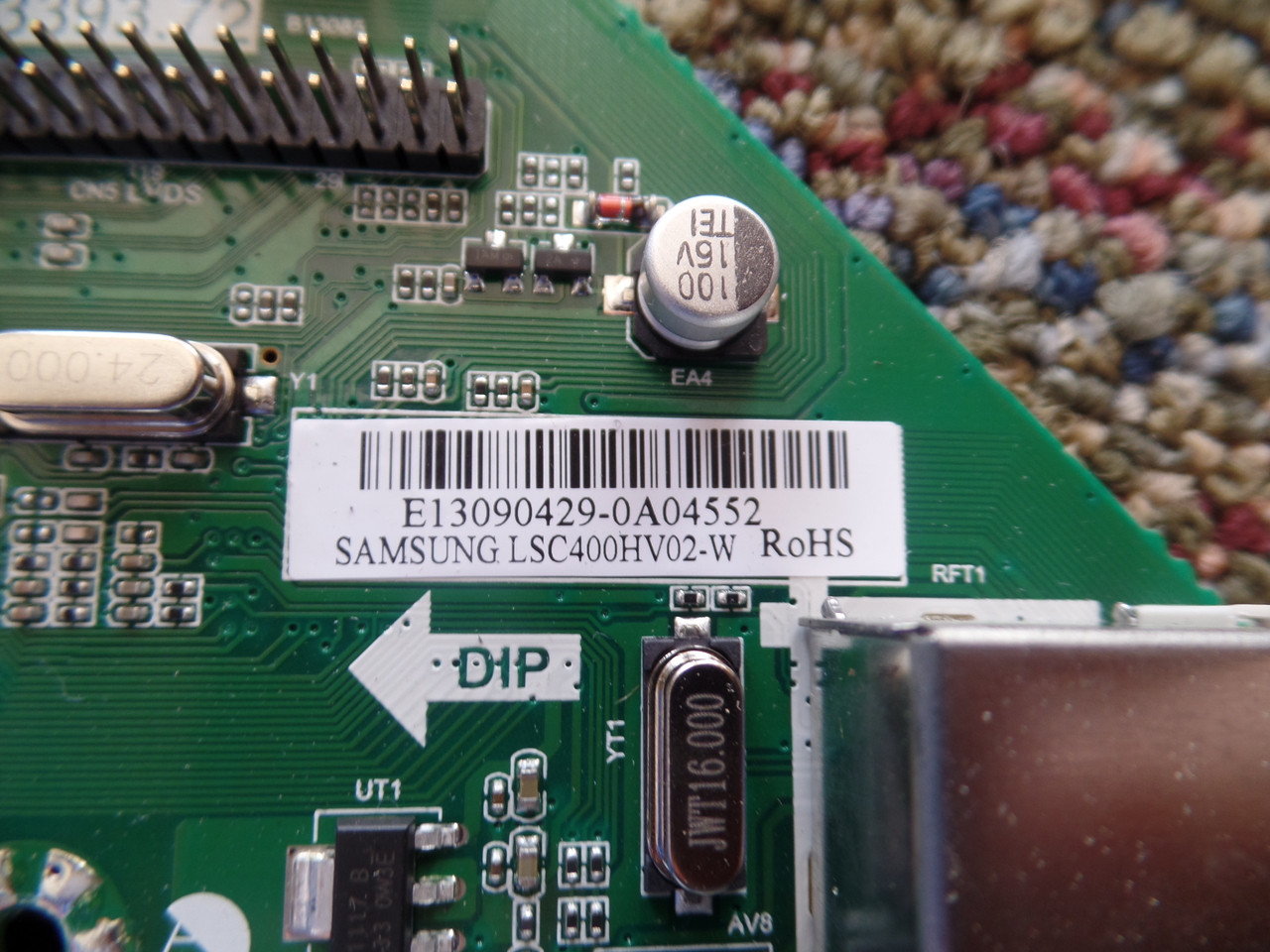 Nappe Ruban Pour TV Hitachi LE40K507 (carte Contrôle Vers Panneau) - Pièce D'occasion Fonctionnelle