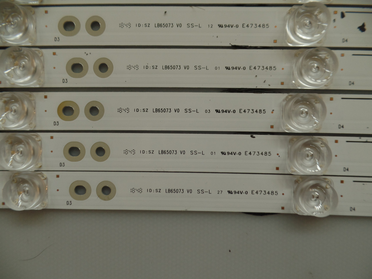 LB65073 LED Backlight Strips Sharp / Hisense LC-65Q6020U 65R6E (12)  