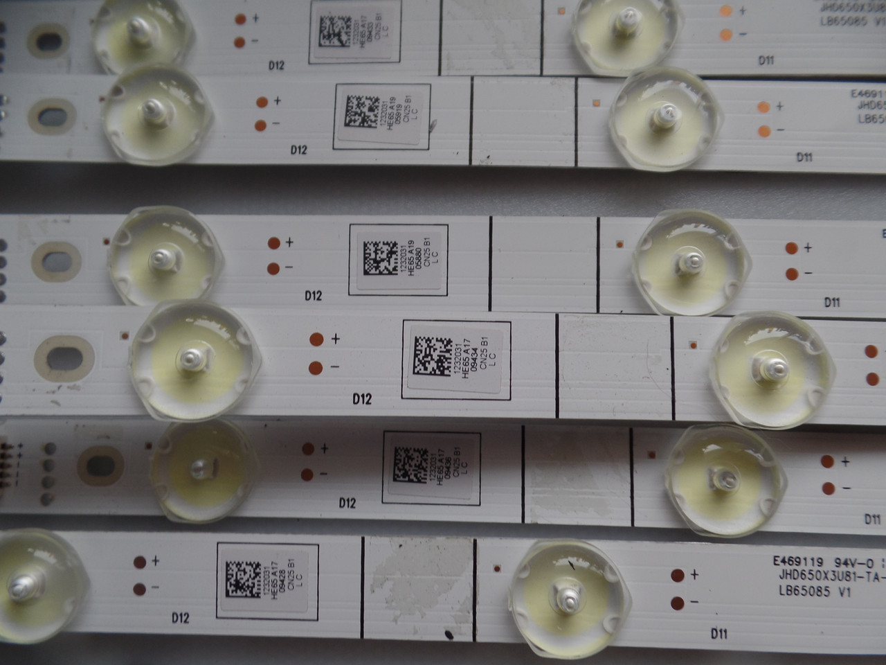 LB65085 V0 LB65085 V1 Hisense LED Backlight Strips (20)