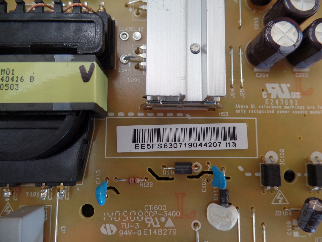 EAY63071904 LG POWER SUPPLY for 42LB5600-UZ