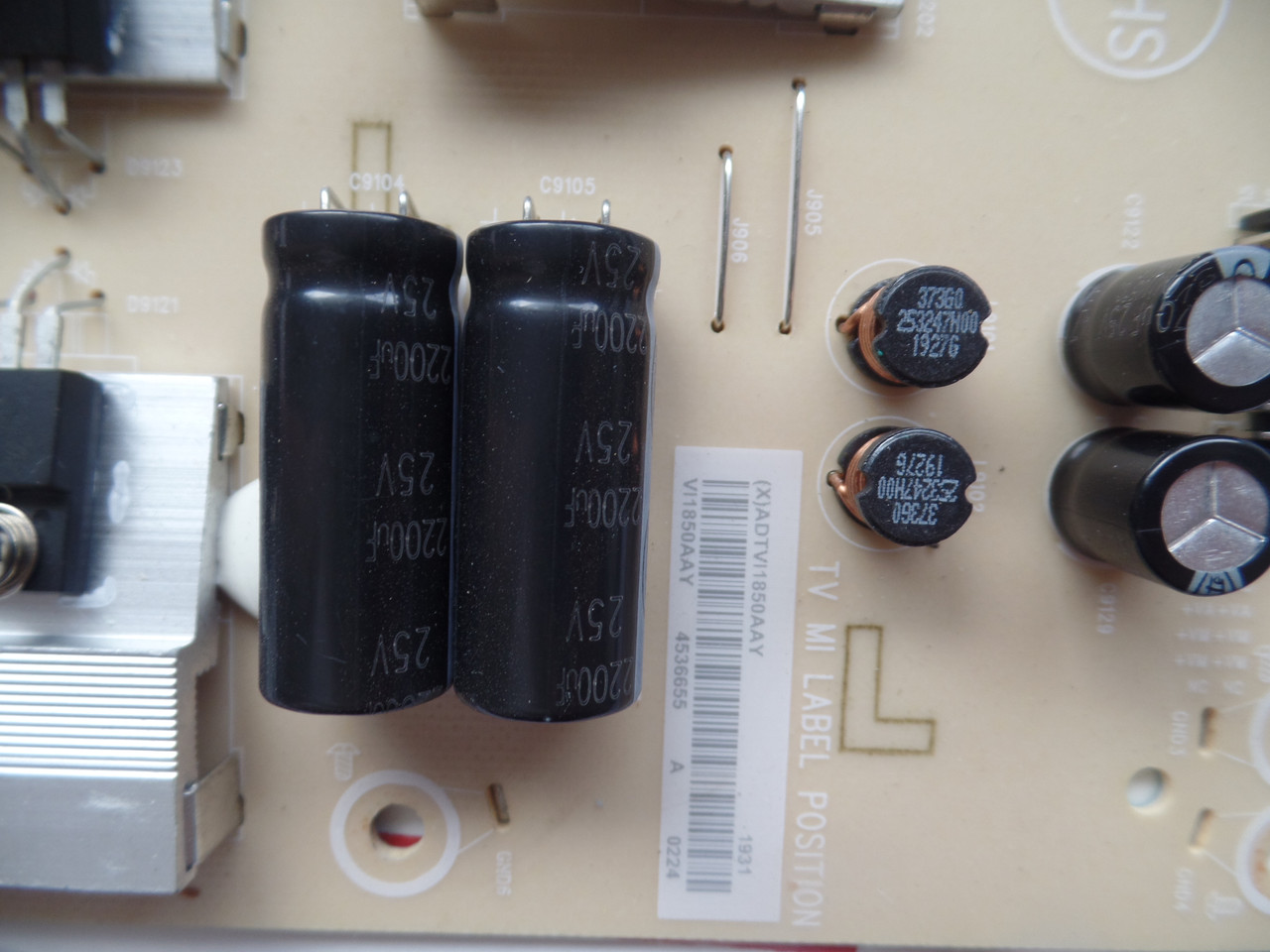 Vizio ADTVI1850AAY Power Supply Board