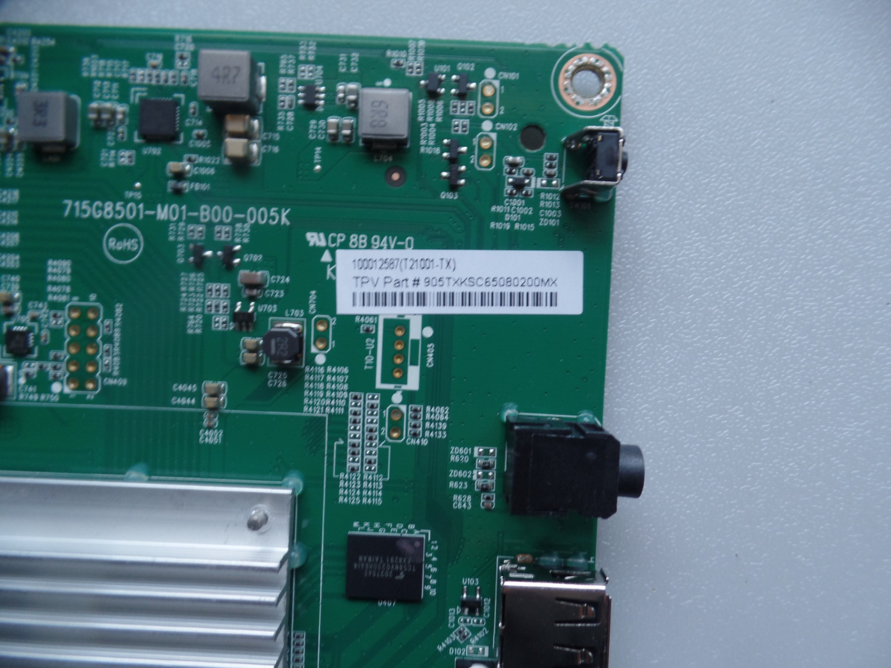 905TXKSC650802 Onn Main Board for 100012587