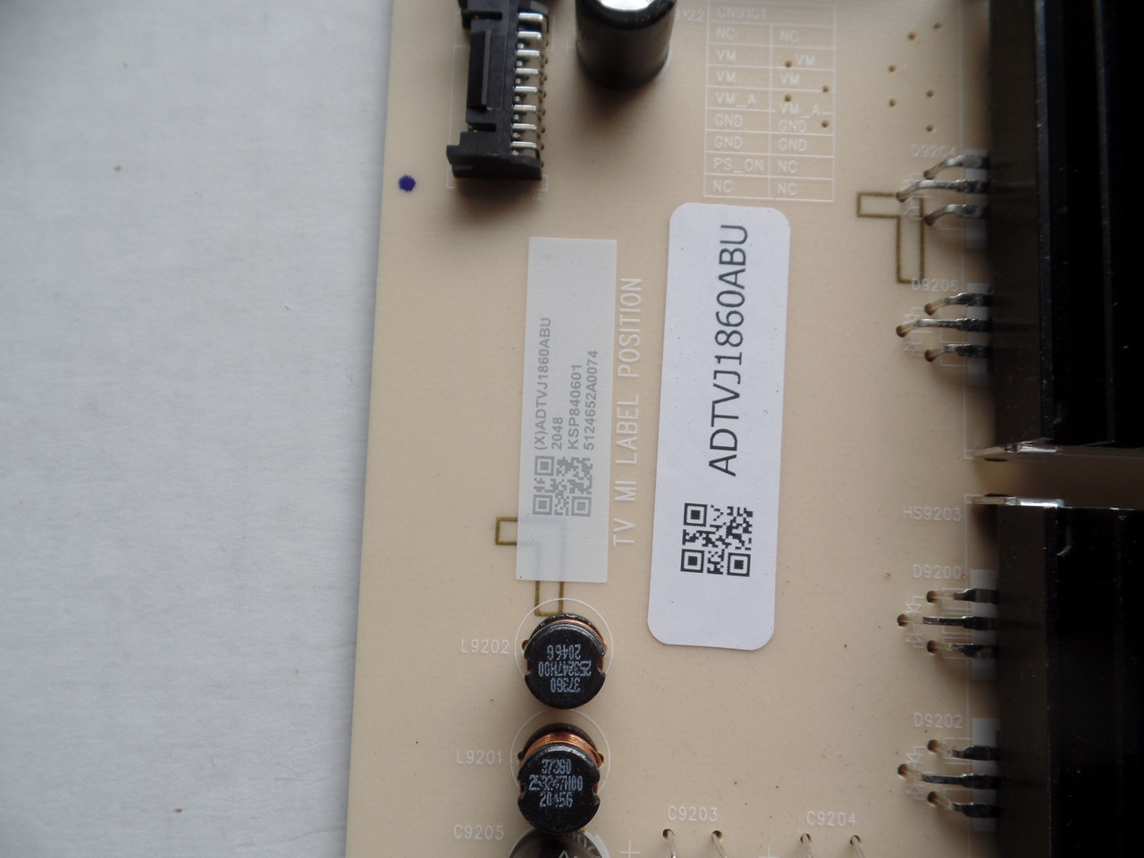 Vizio ADTVJ1860ABU Power Supply Board