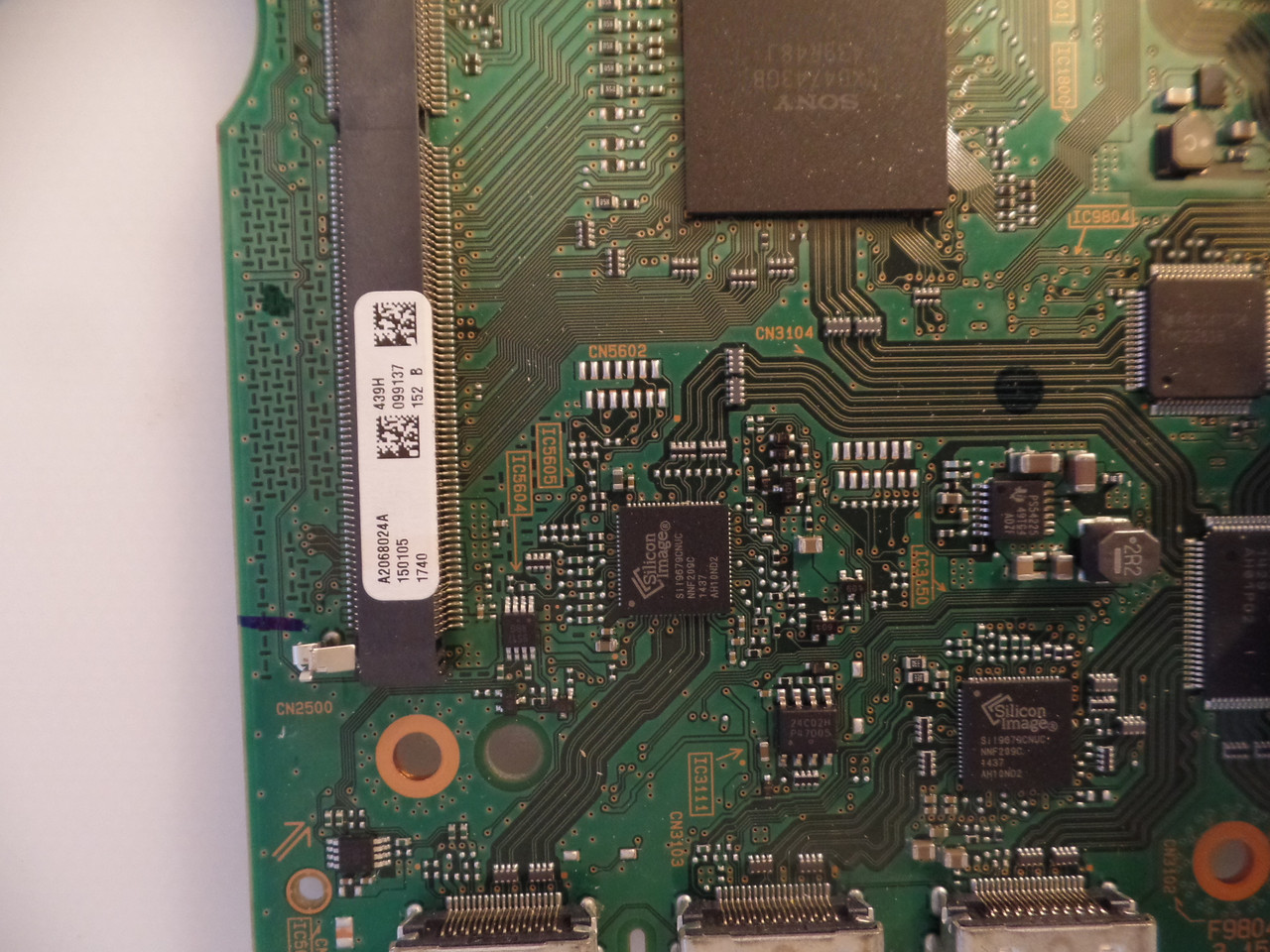 Sony A-2057-841-A BAXF Main Board (SEE NOTE re: Software Update)