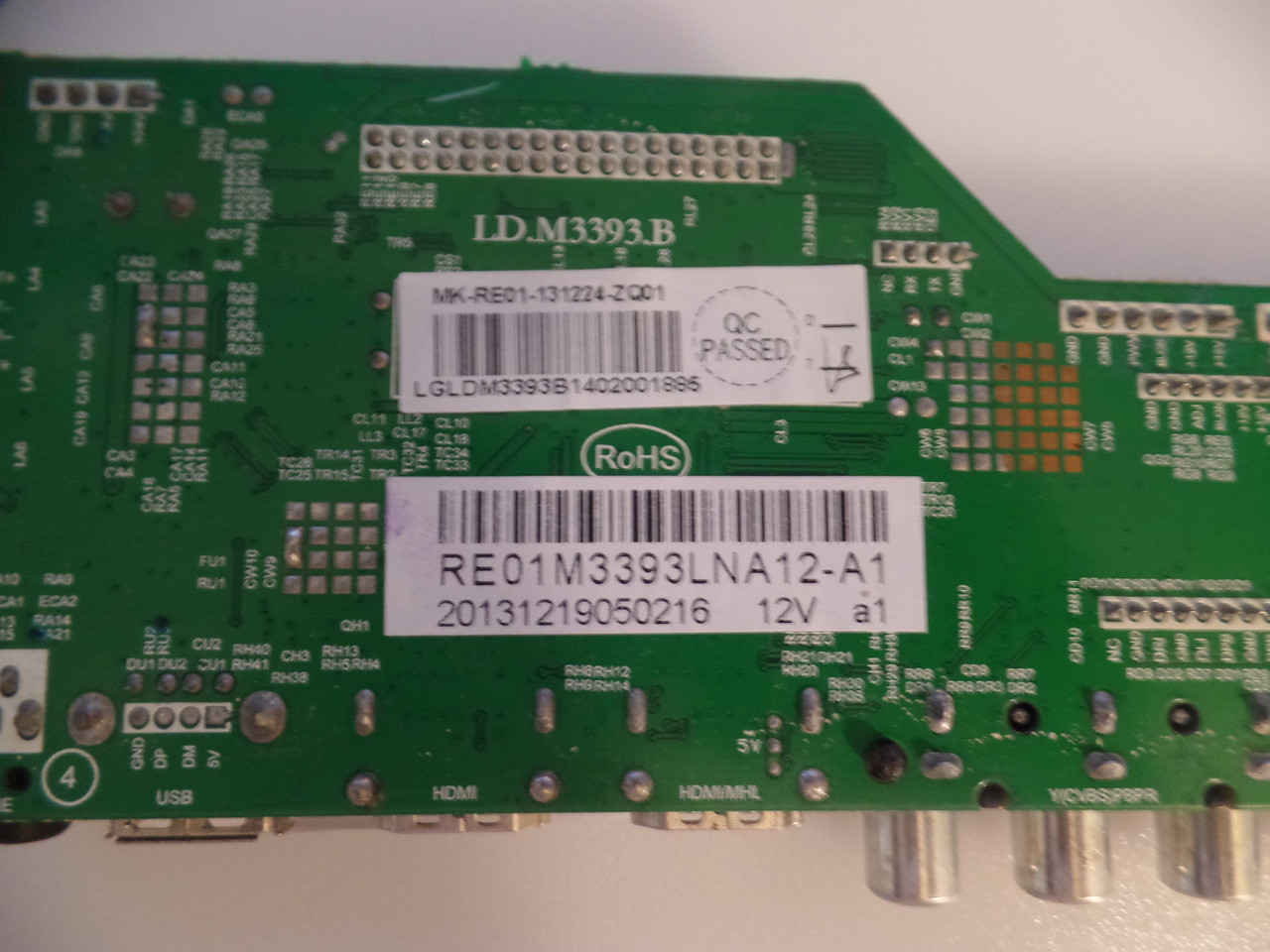 RE01M3393LNA12-A1 Main Board for RCA LED32B30RQD (SEE NOTE)