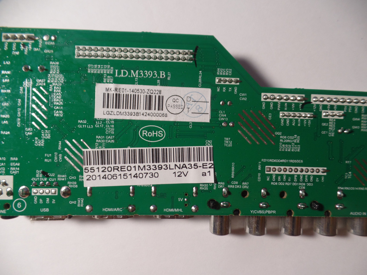 55120RE01M3393LNA35-E2 Main Board for RCA LED55G55R120Q
