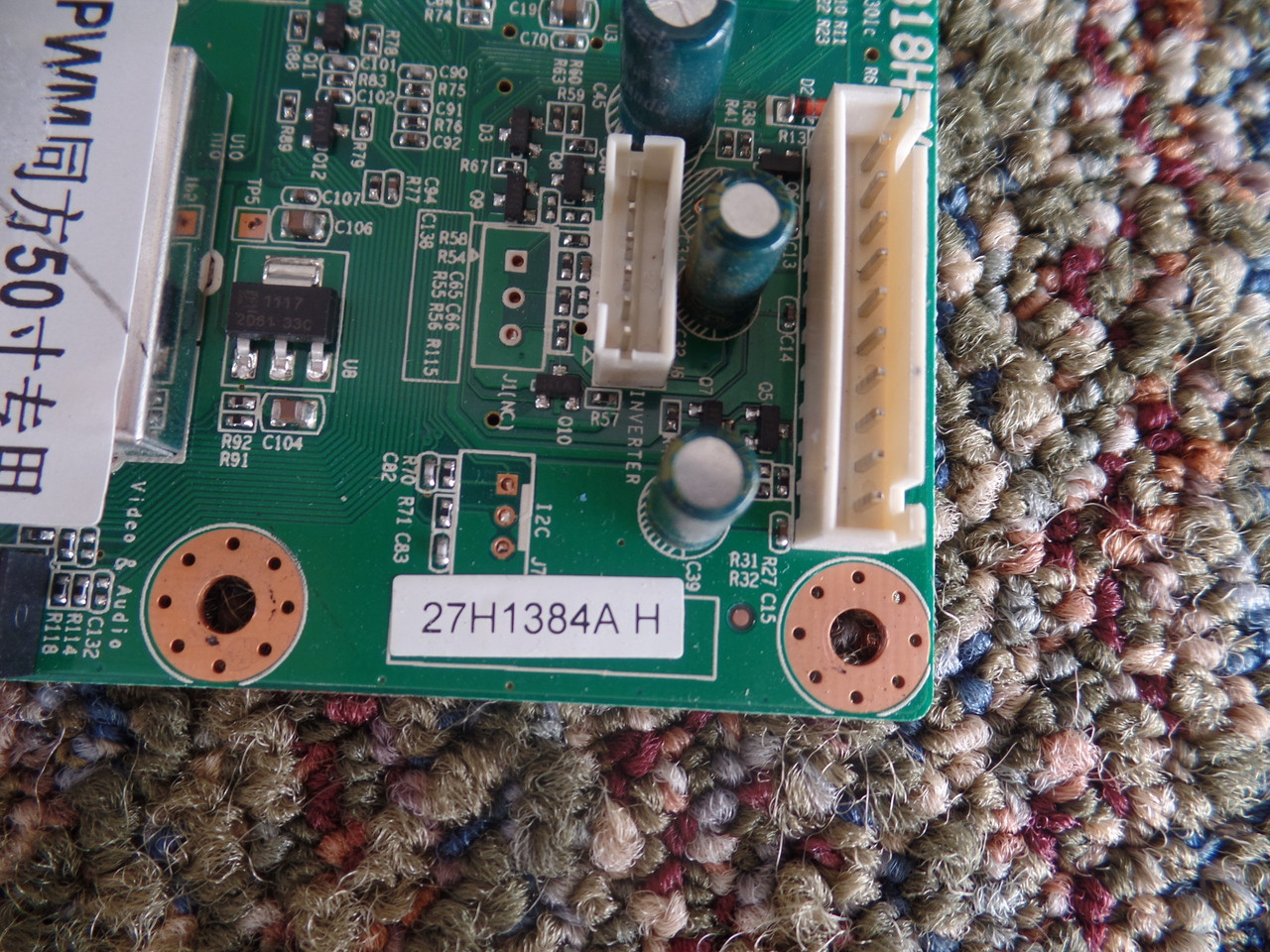 27H1384A, CV318H-X Westinghouse Main Board CW50T9YW 