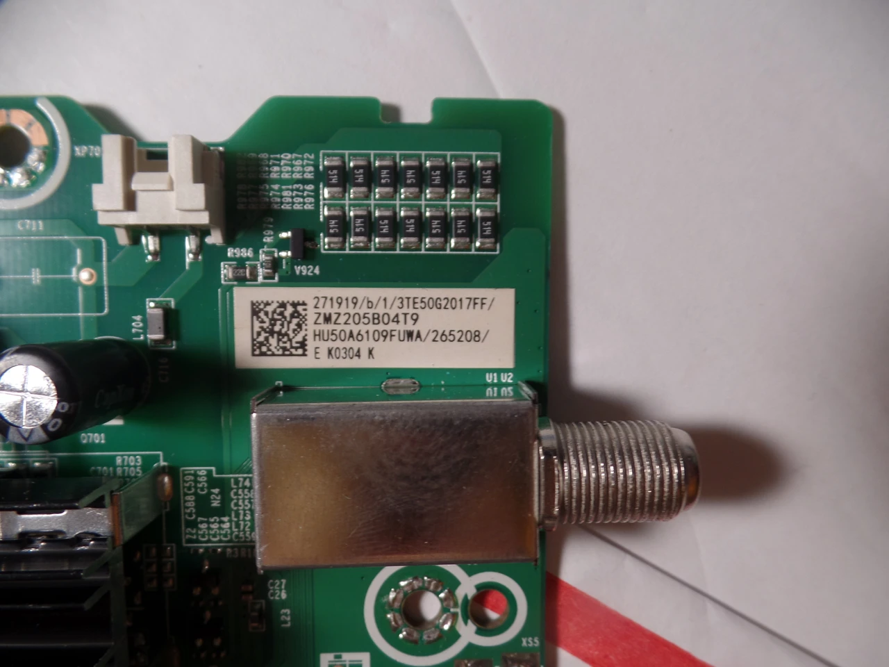 Main Board/Power Supply 265207 for Hisense 50H6570G