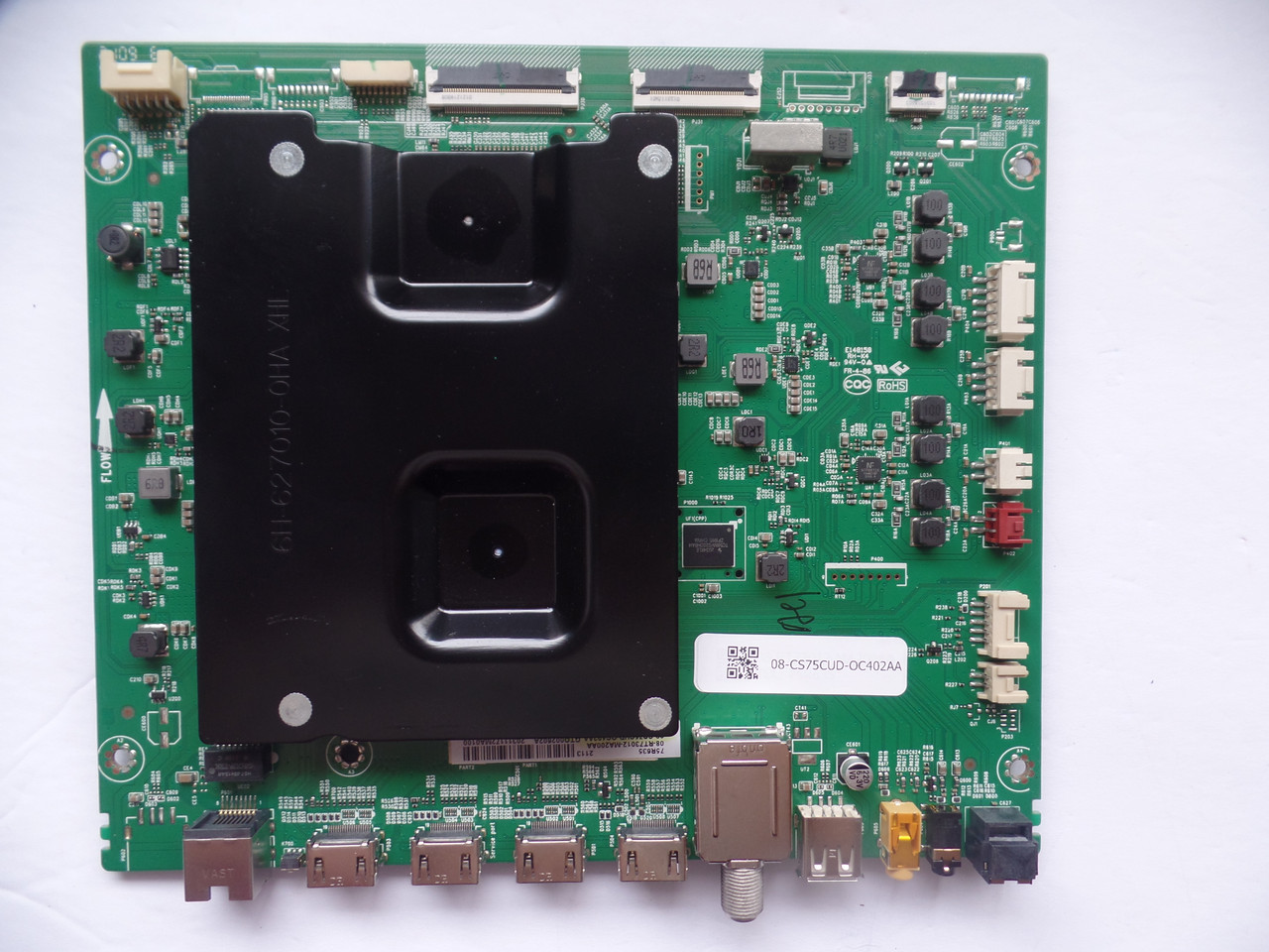 TCL 75R635 main/- with plates 08-CS75CUD-OC402AA, T GTO002083A, ST7461D02-7