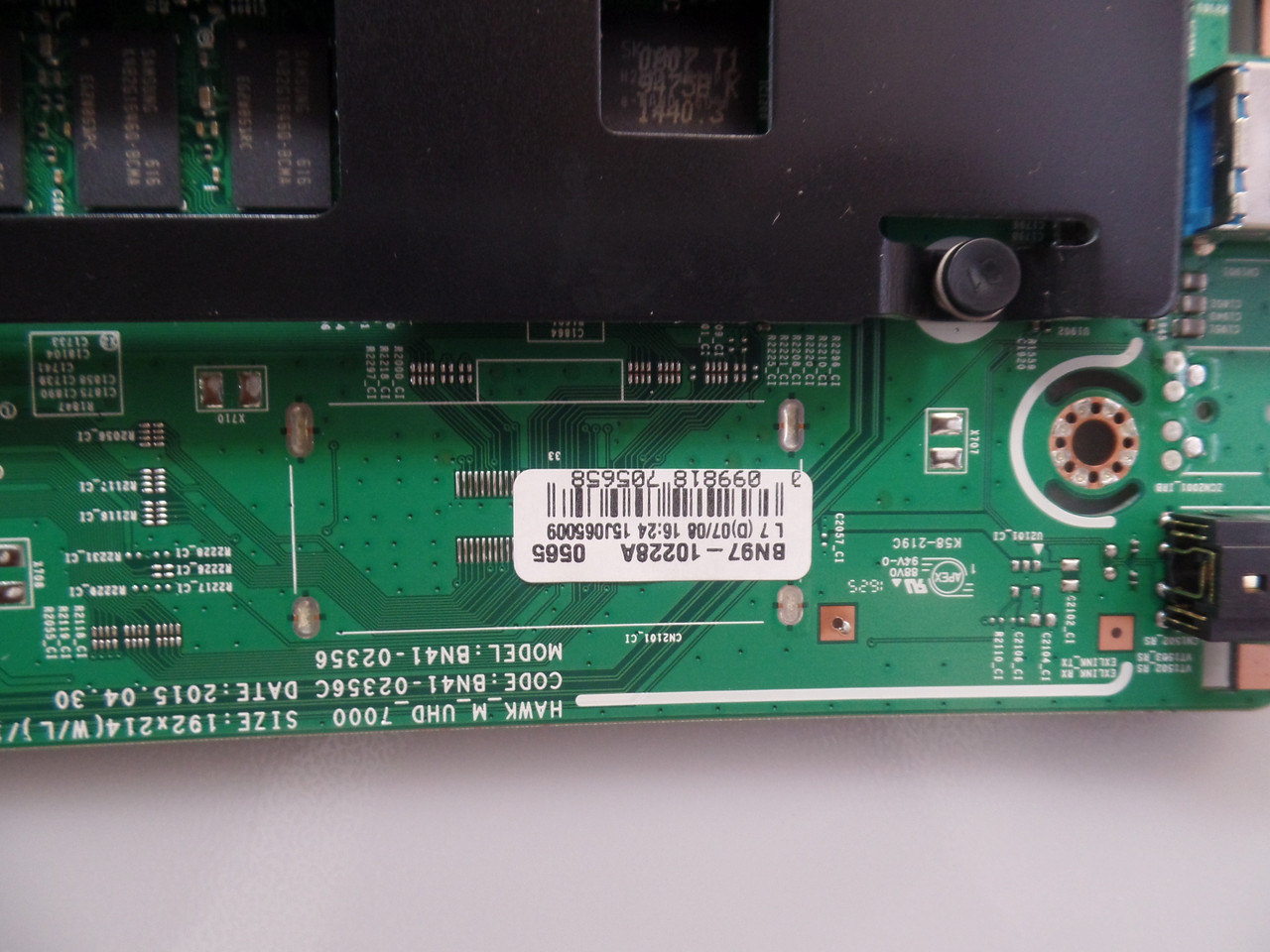 BN94-10072A Main Board for Samsung UN75JU7100FXZA (Version US02)
