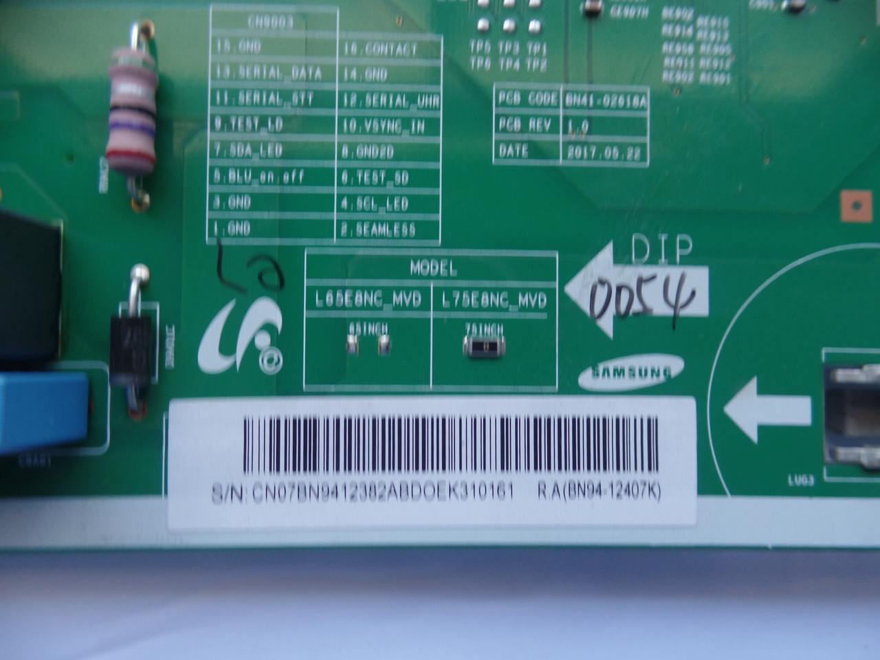 BN94-12382A Samsung LED Driver Board