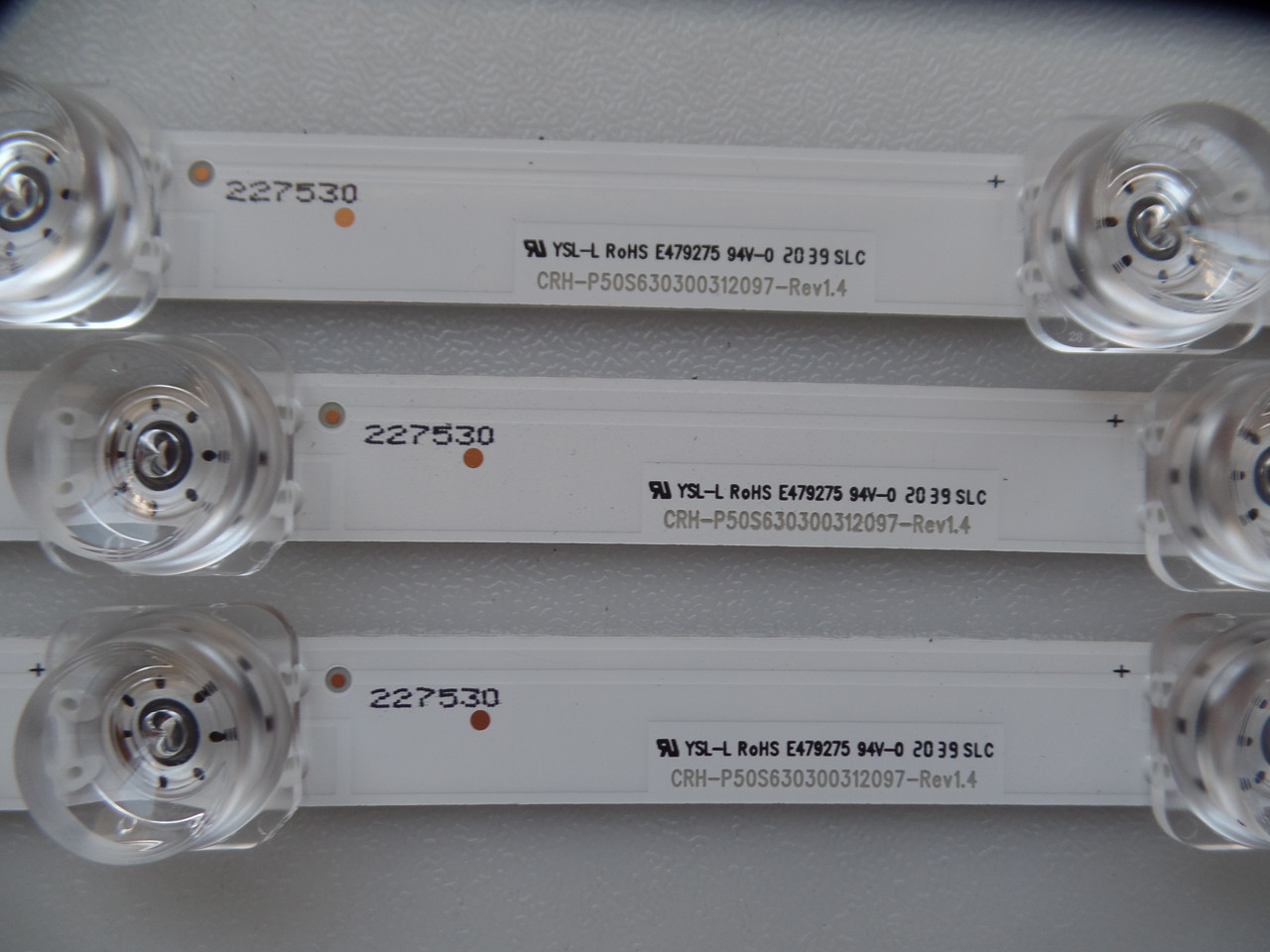Samsung CRH-P50S630300312097 LED Backlight Strips (3)