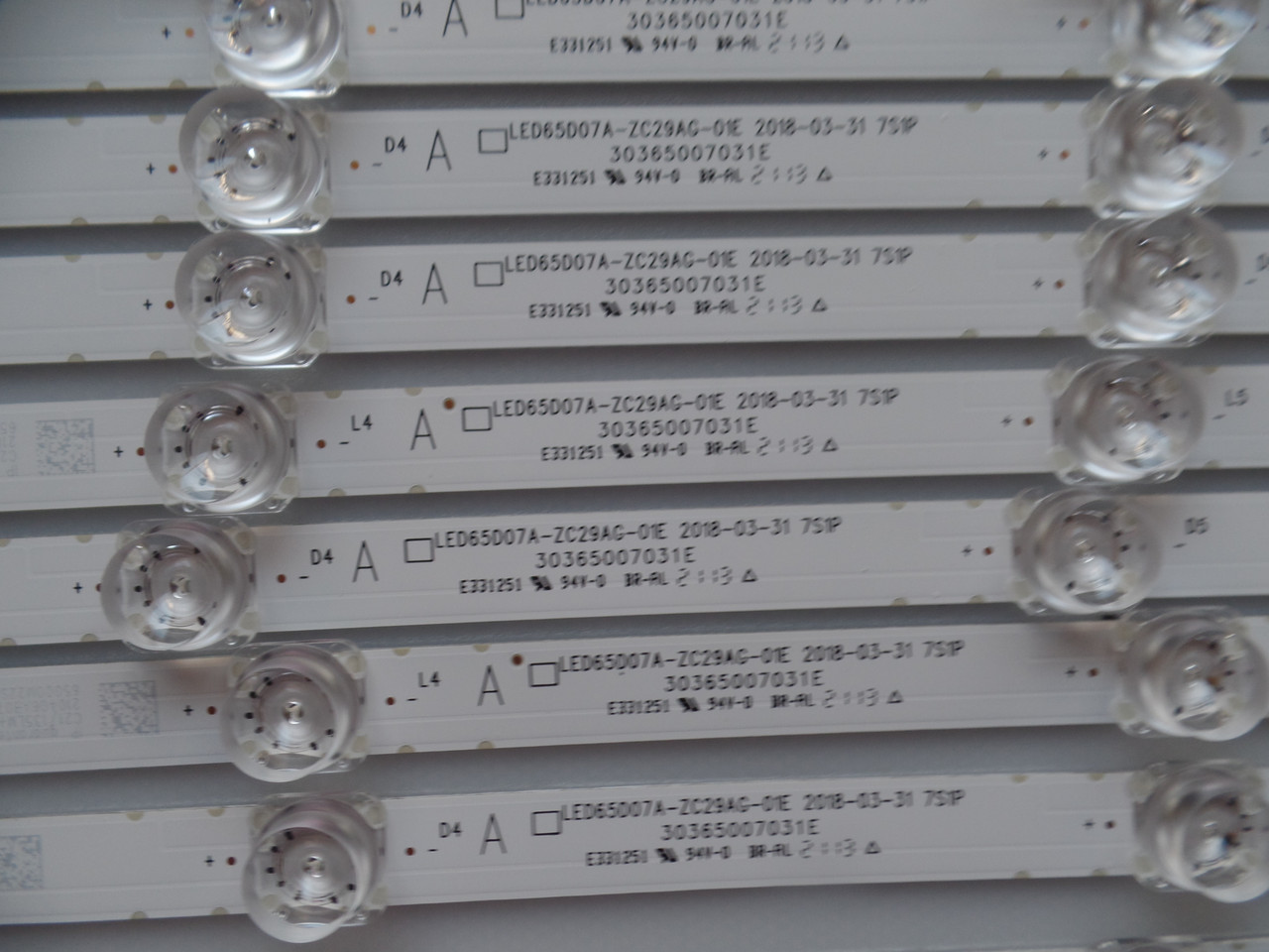JVC 30365007031E LED Backlight Strips (12)