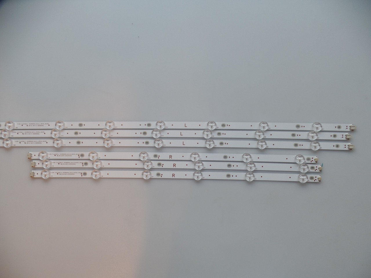 Vizio SVV550AV9 3X13 L R REV00 180306 LED Backlight Strips (6) D55X-G1 NEW