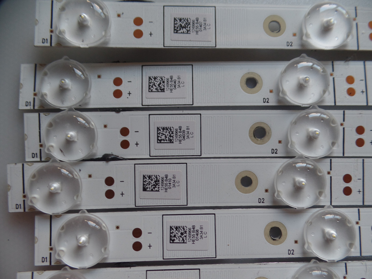 Hisense 1249966 / LB5514V JHD55X3U51 LED Backlight Strips (9) 55U6G