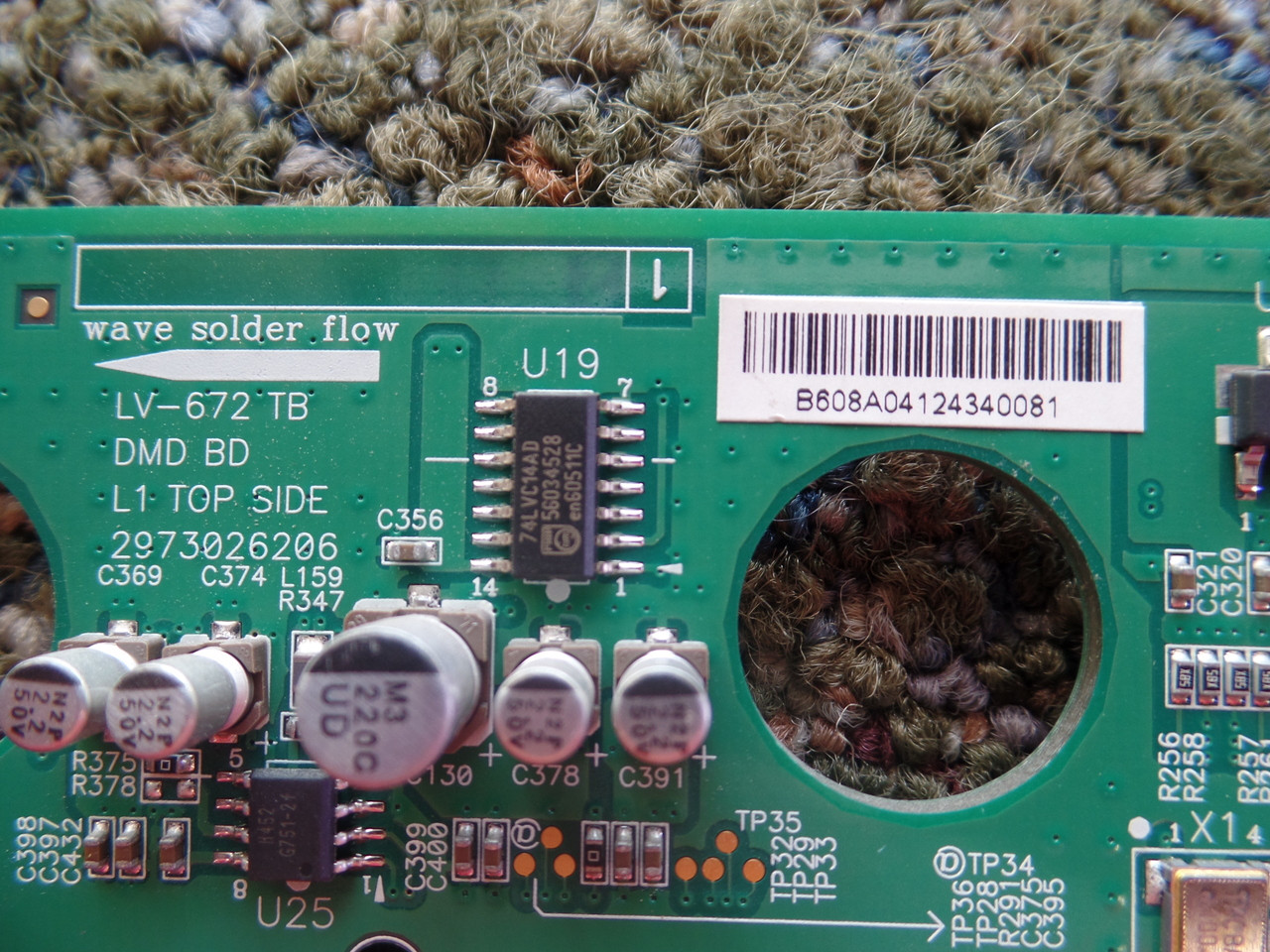 Toshiba 2973026206 DMD Board