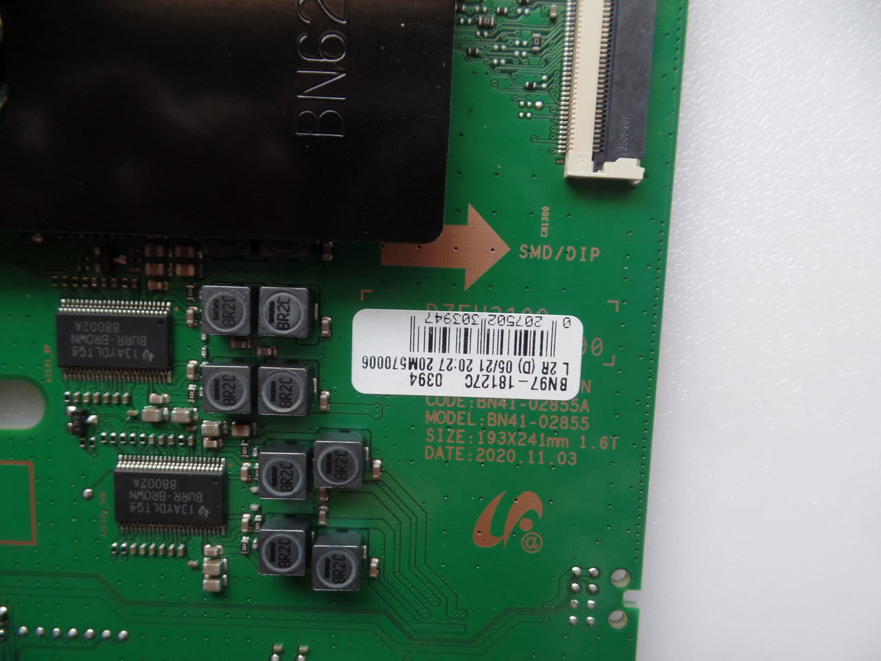 BN94-16876X Main Board for Samsung QN65Q8DAAFXZA (Version BA01)