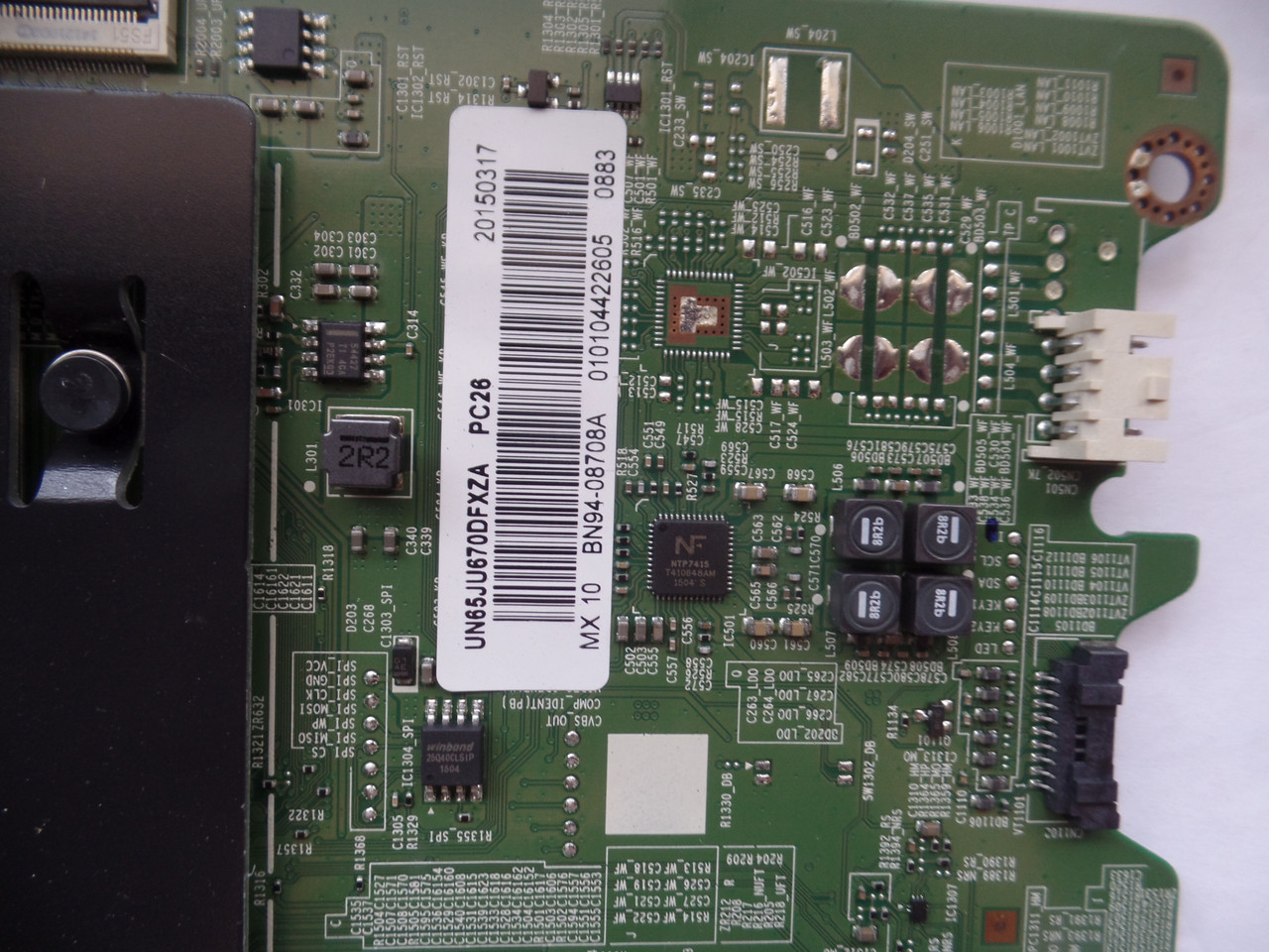 BN94-08708A Main Board for Samsung UN65JU670DFXZA (TD01 Version)