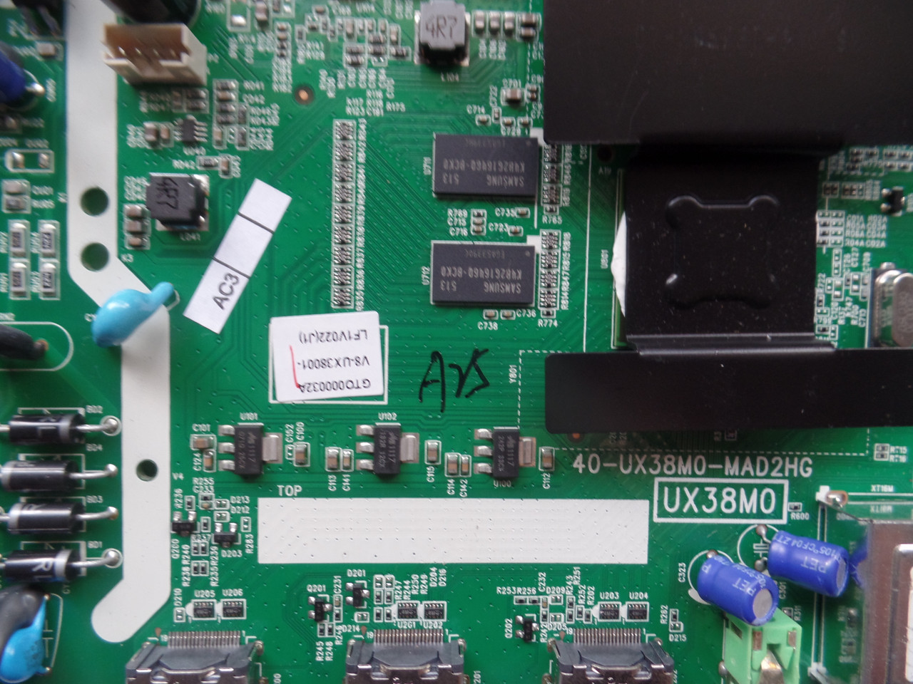 V8-UX38001-LF1V022 Main Board / Power Supply for TCL 32S3800 (32S3800TAAA)