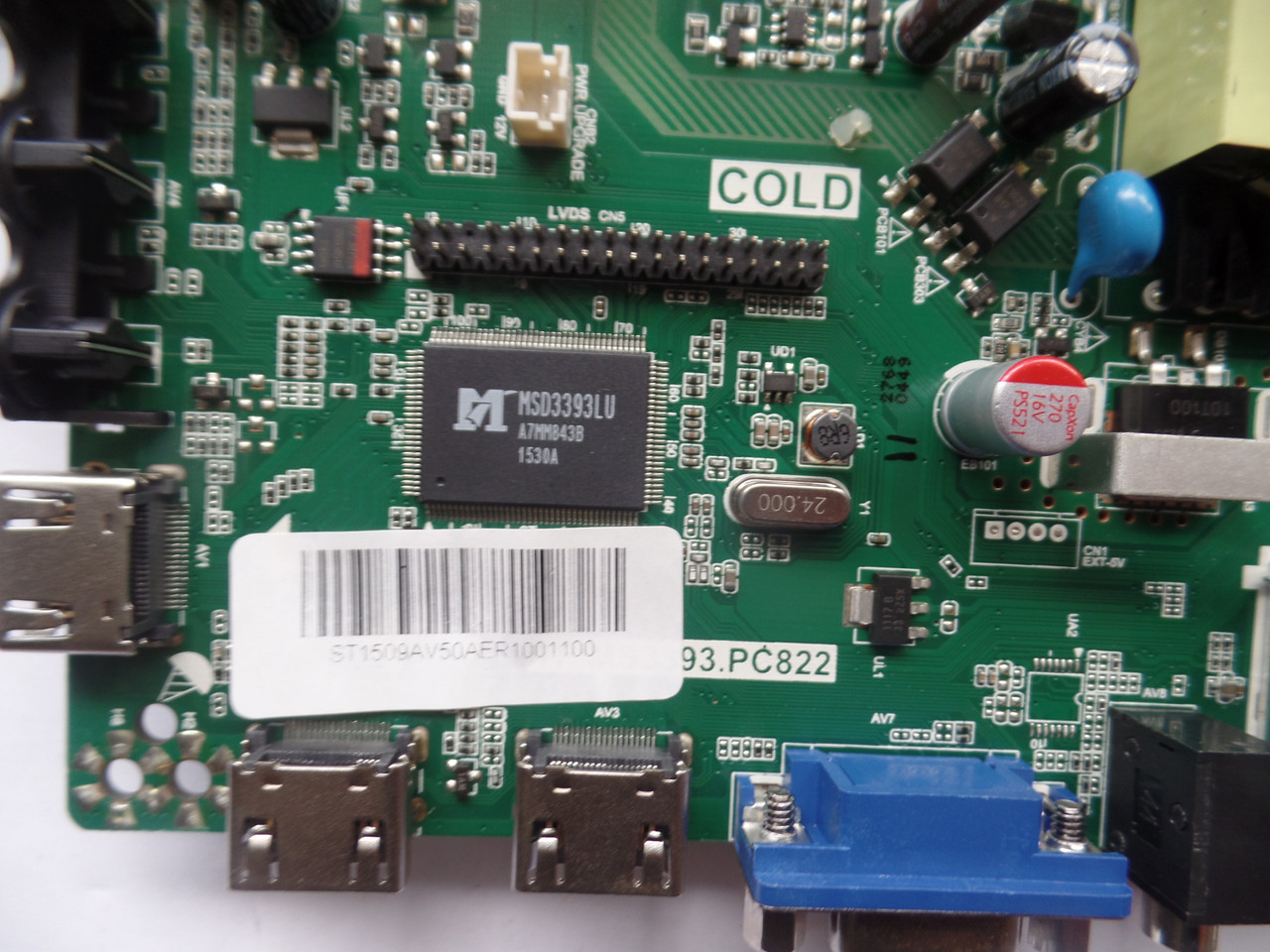 B15082768 Main/Power Supply Board for Avera 50AER10 (See Note)