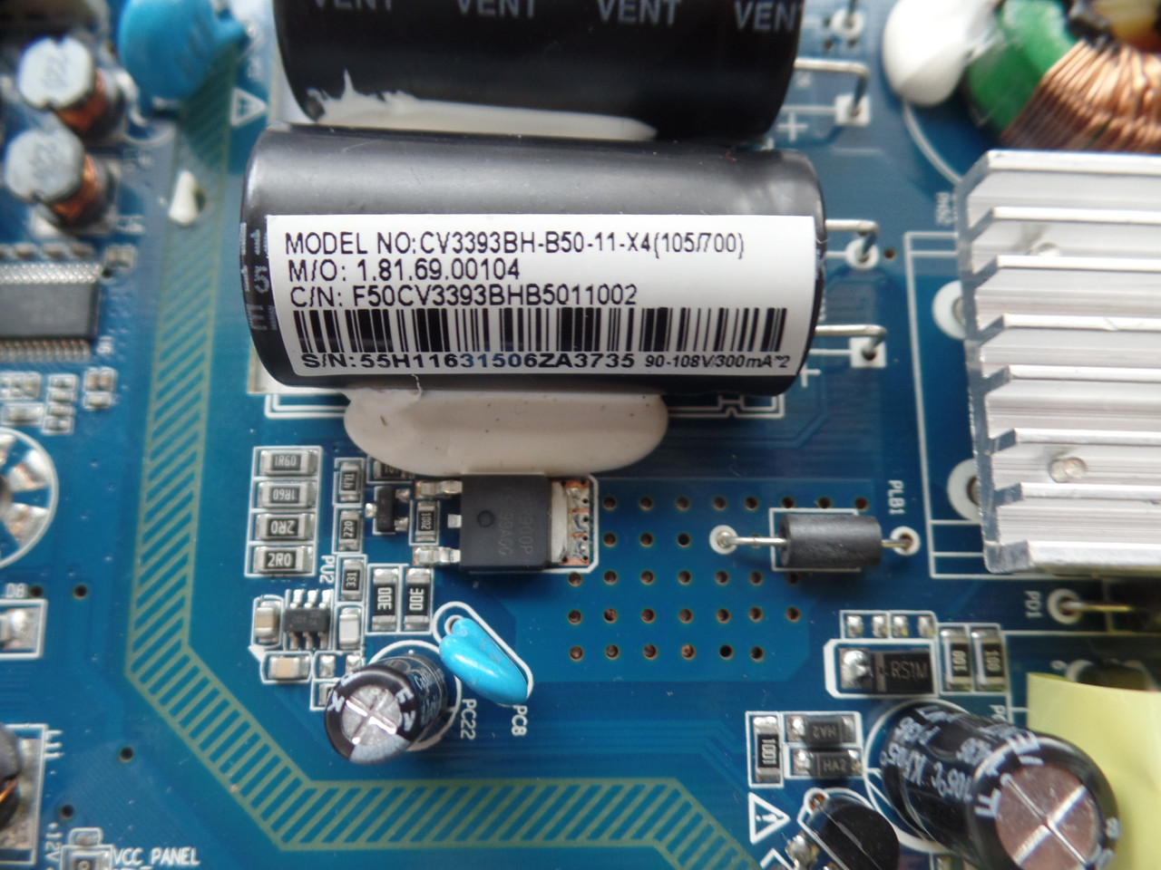 DWM50F3G1 Main Board for Westinghouse (Version TW-77601-A050F / TW-77061-A050F)