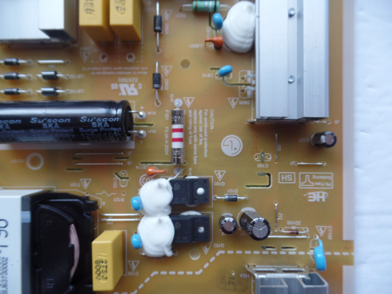 EAY65248602 LG Power Supply/LED Driver Board